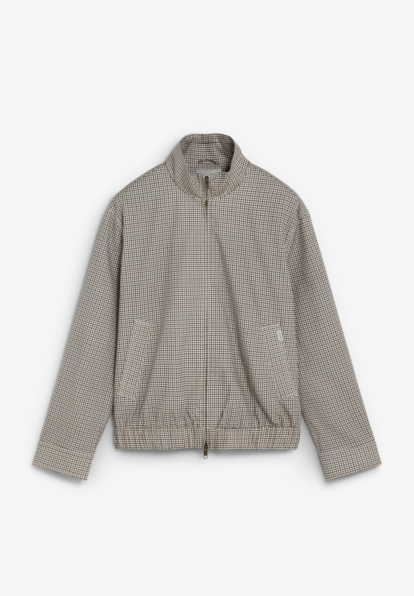 CARDIGAN BOMBER COM PADRÃO MICRO-XADREZ