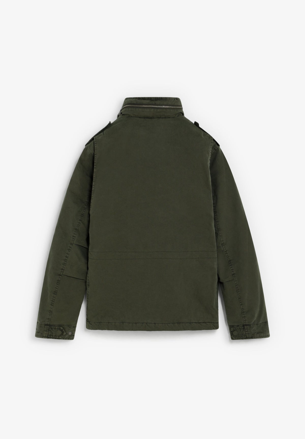 CARDIGAN MILITAR CAPUZ OCULTO