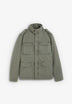 CARDIGAN MILITAR CAPUZ OCULTO
