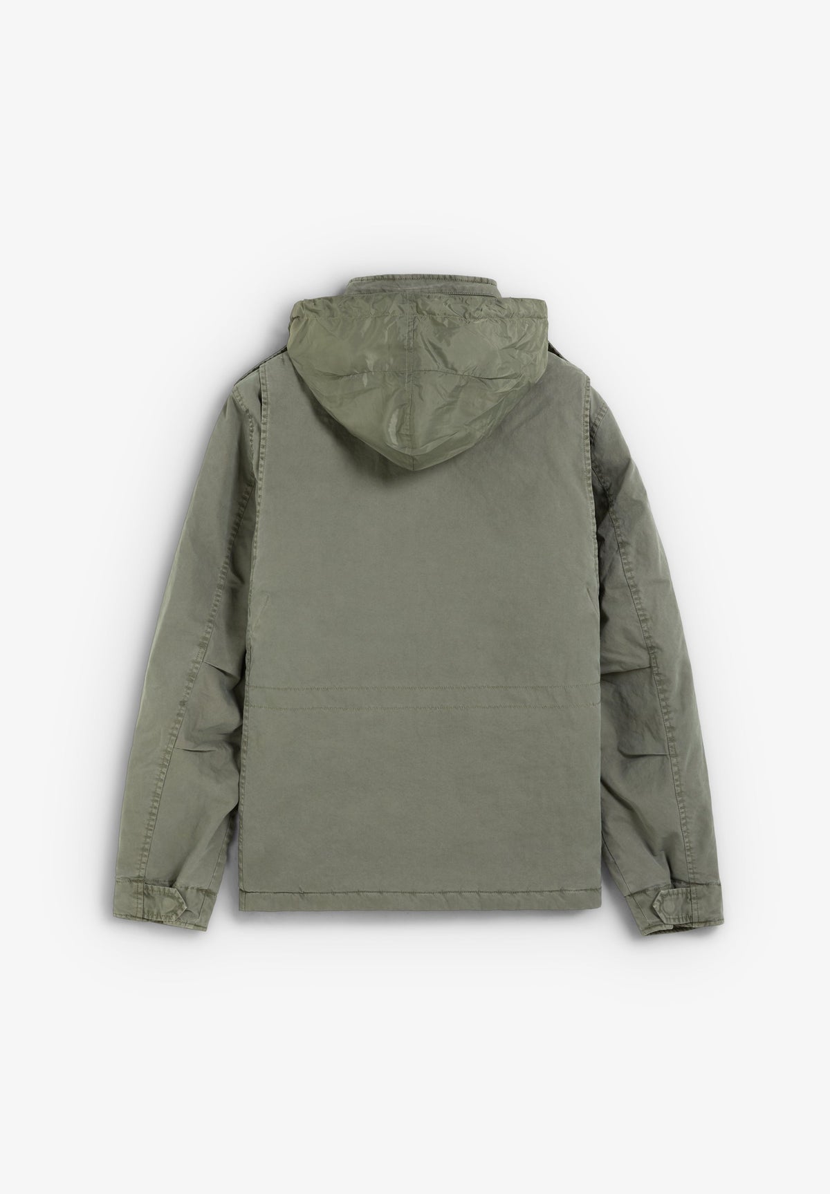 CARDIGAN MILITAR CAPUZ OCULTO