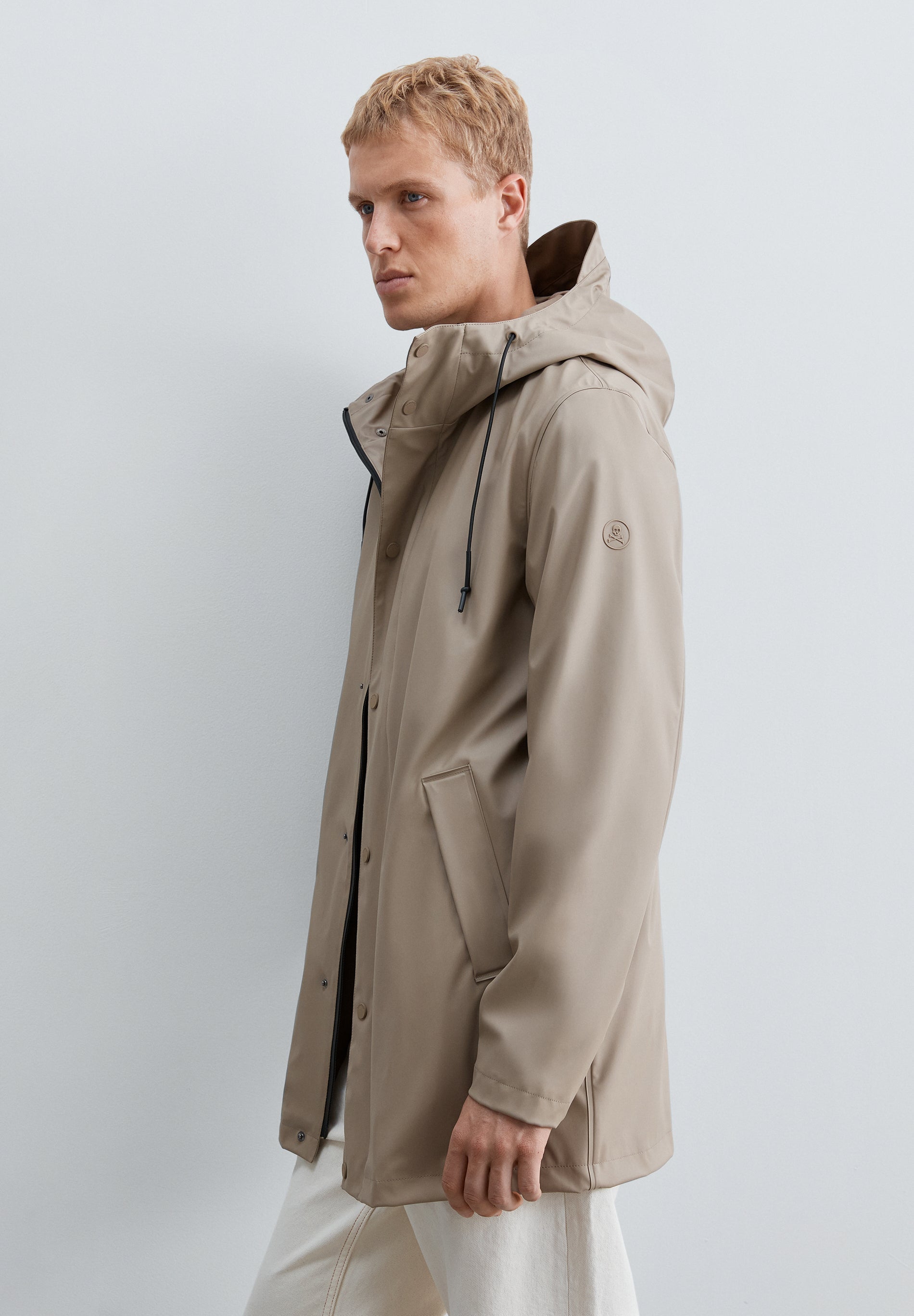 CARDIGAN IMPERMEÁVEL COM LOGÓTIPO