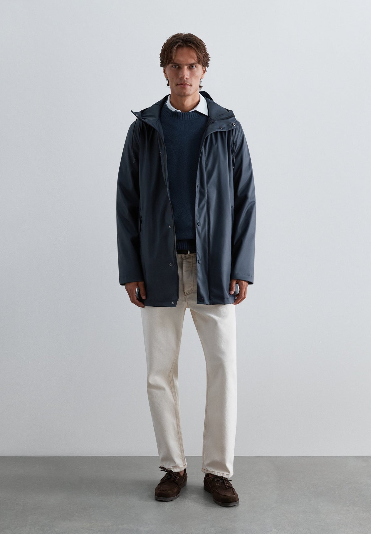 CARDIGAN IMPERMEÁVEL COM LOGÓTIPO