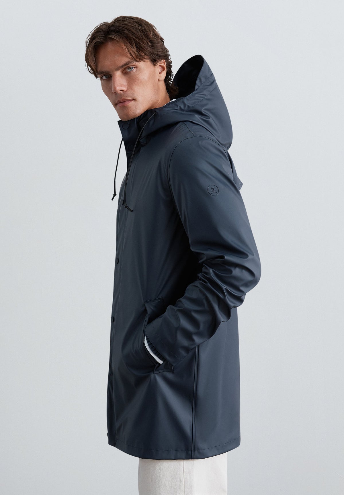 CARDIGAN IMPERMEÁVEL COM LOGÓTIPO