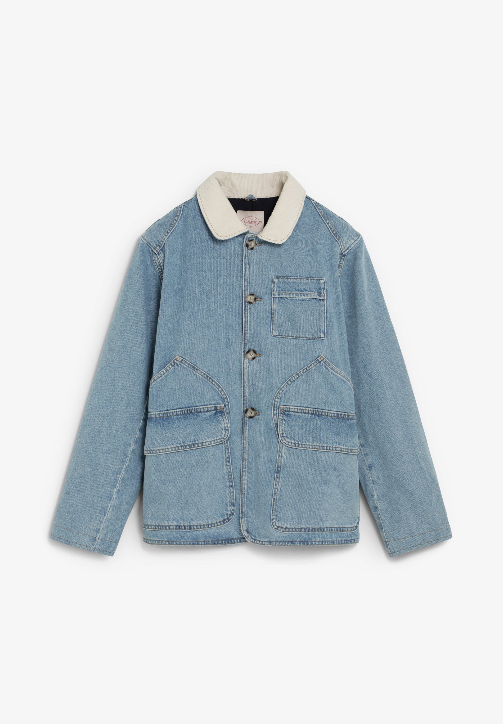 CARDIGAN DENIM MULTI BOLSOS