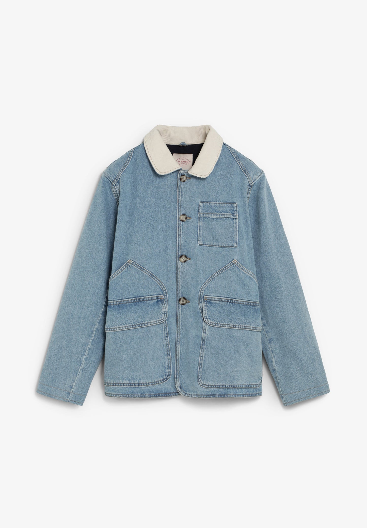 CARDIGAN DENIM MULTI BOLSOS