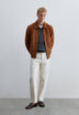 CARDIGAN BOMBER DE CAMURÇA