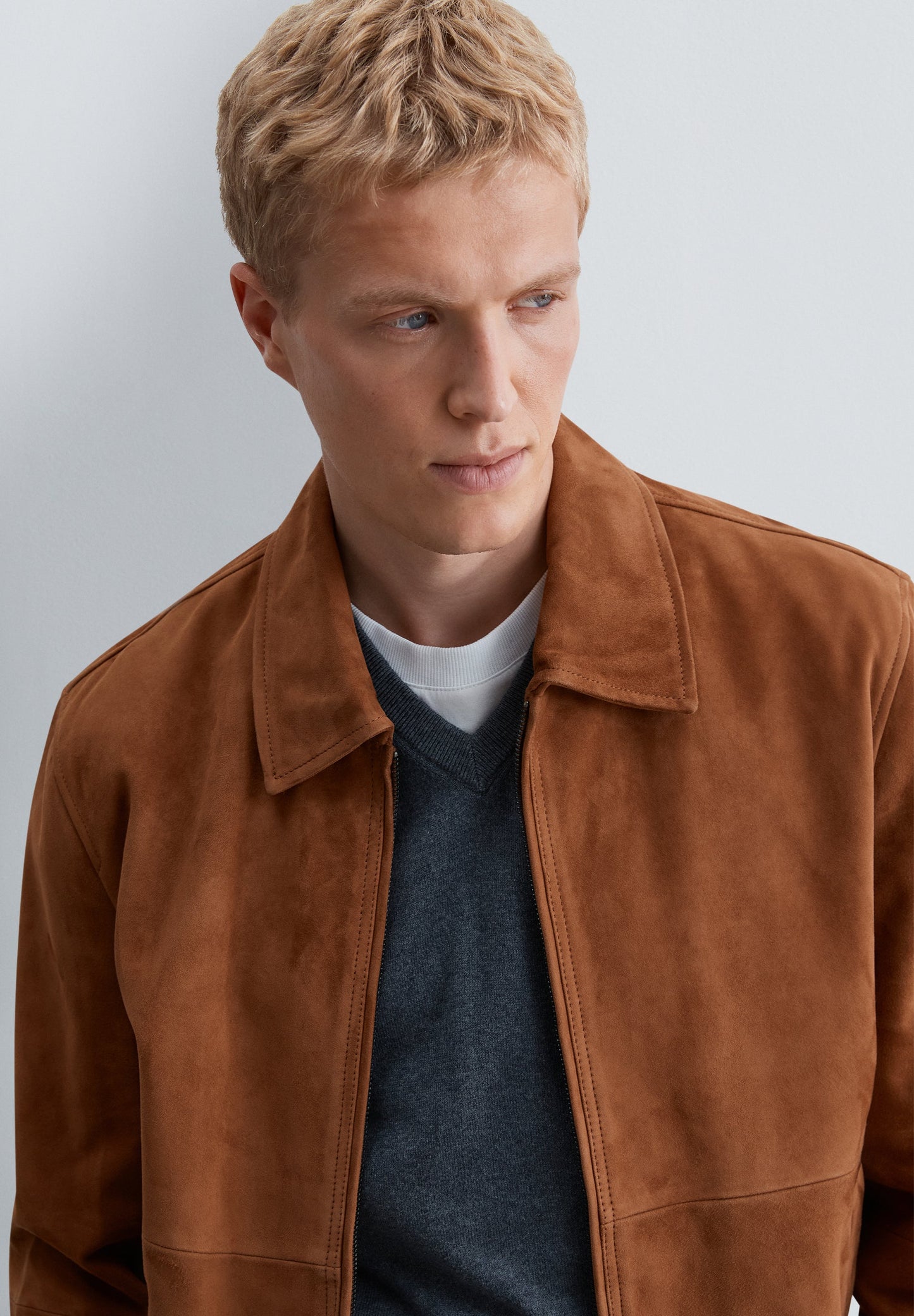 CARDIGAN BOMBER DE CAMURÇA