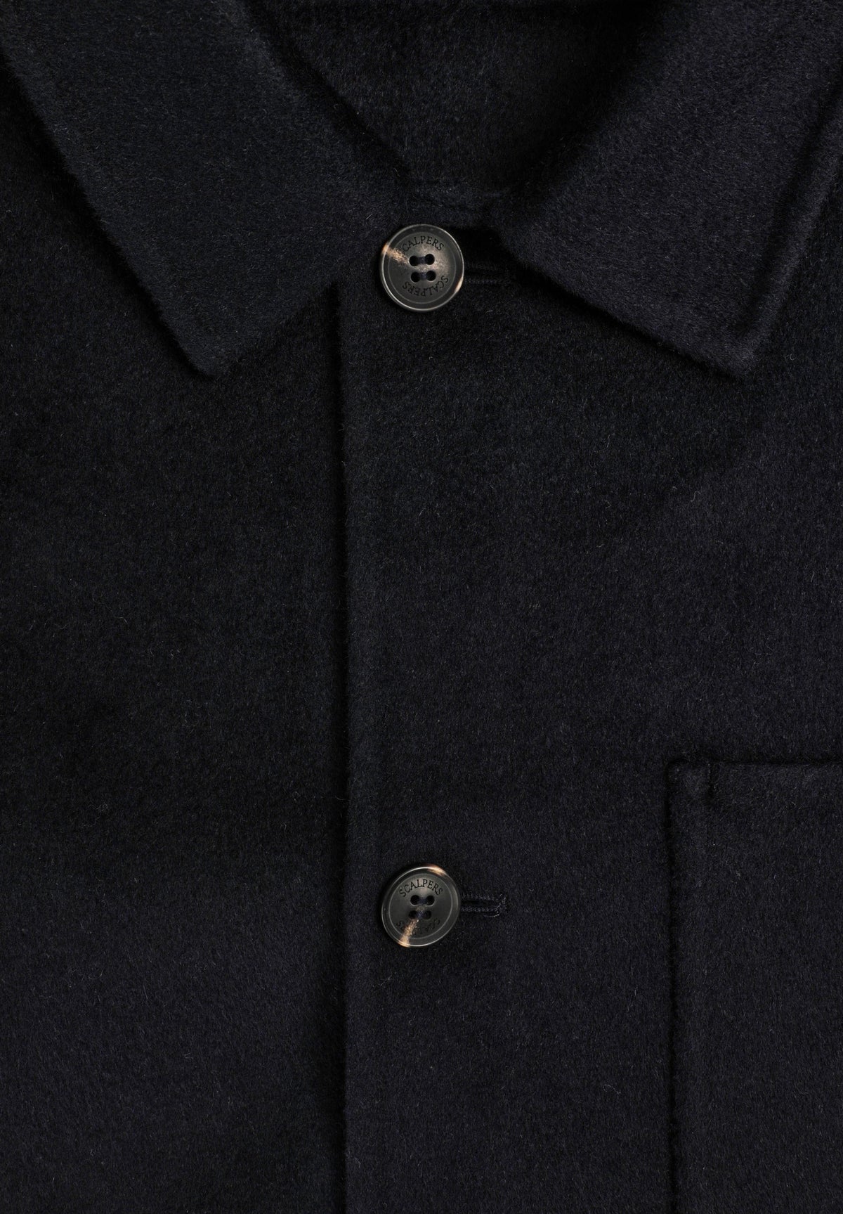 CARDIGAN DE LÃ COM BOTÕES