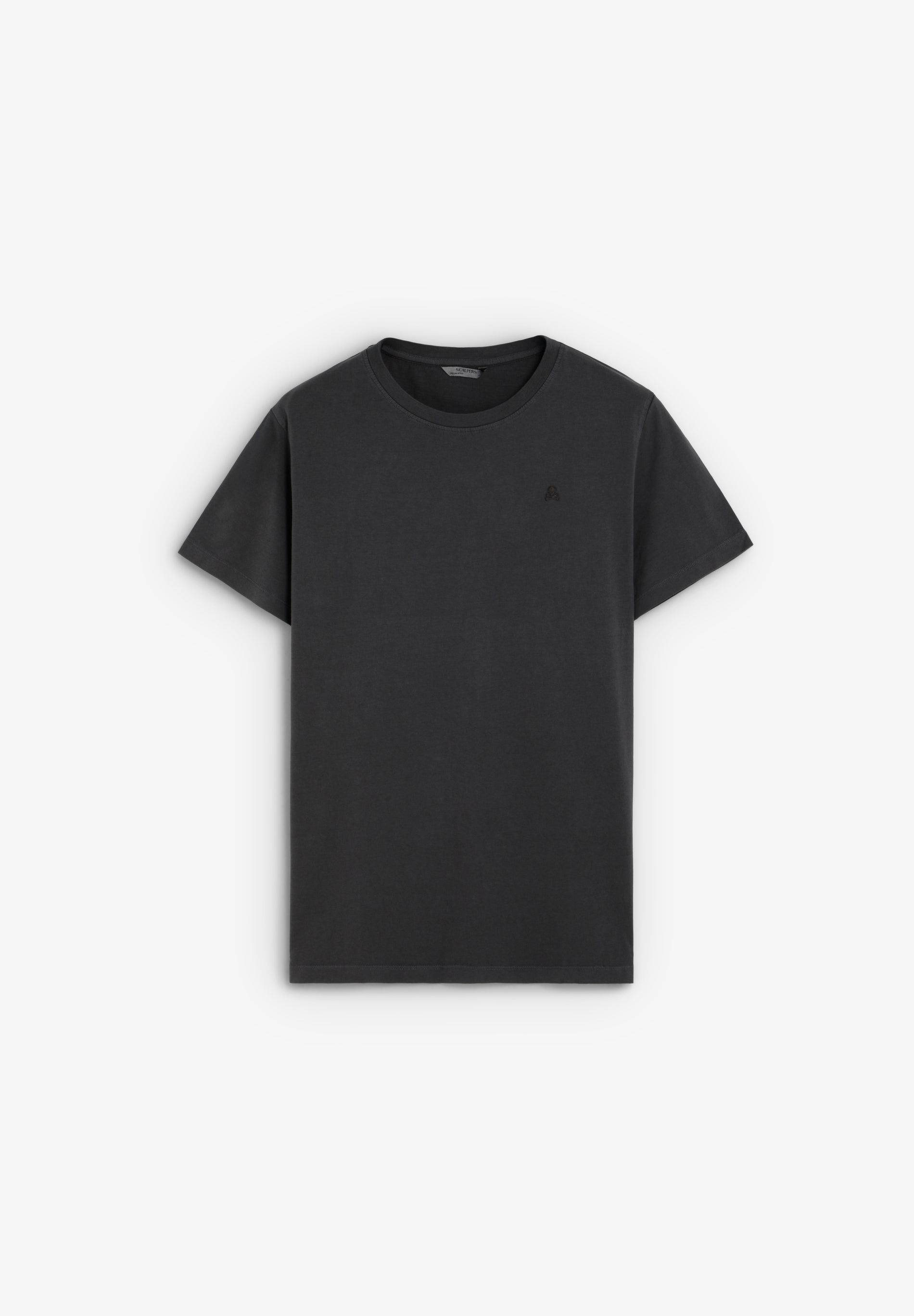 T-SHIRT SKULL BORDADA NO TOM