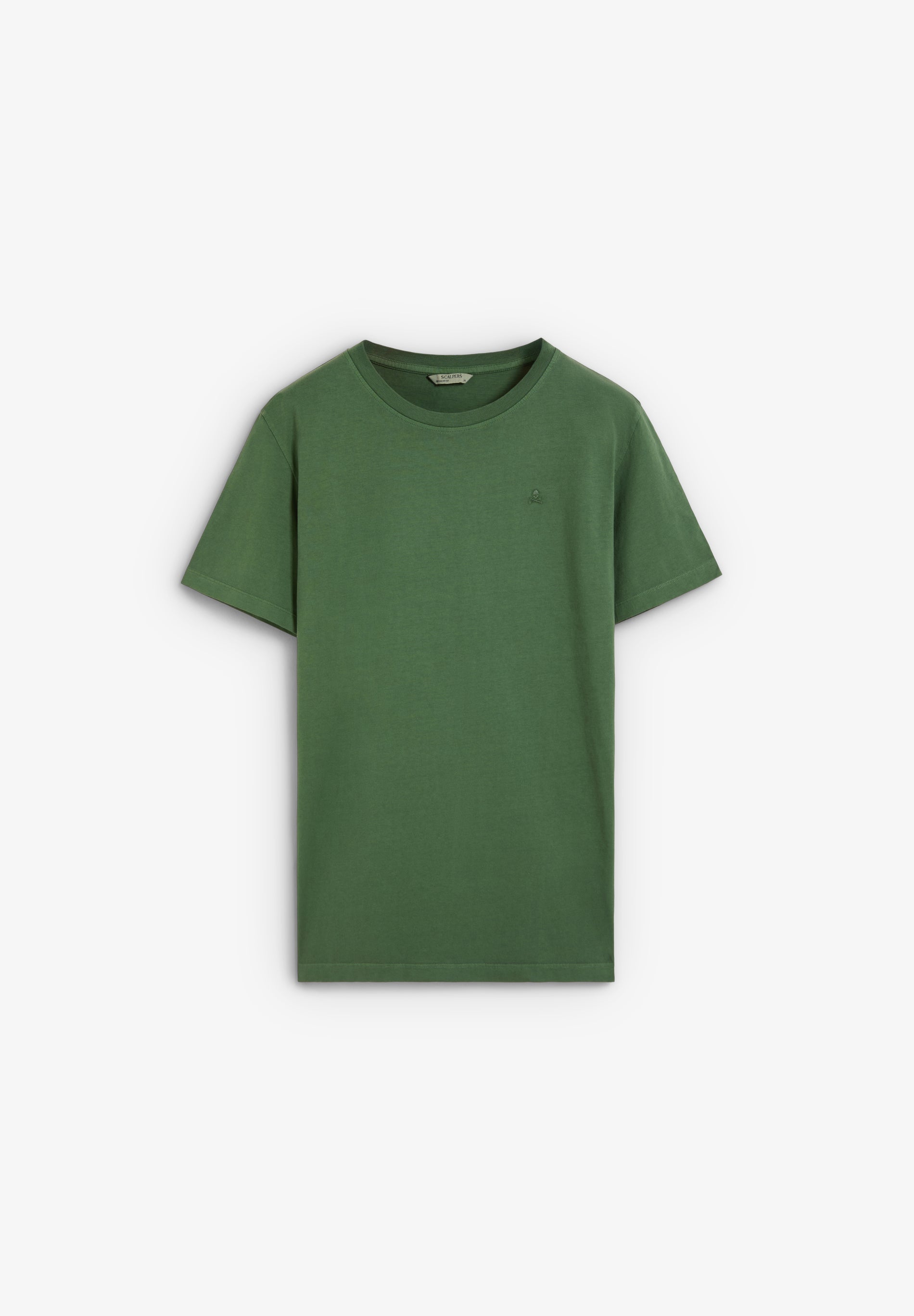 T-SHIRT SKULL BORDADA NO TOM