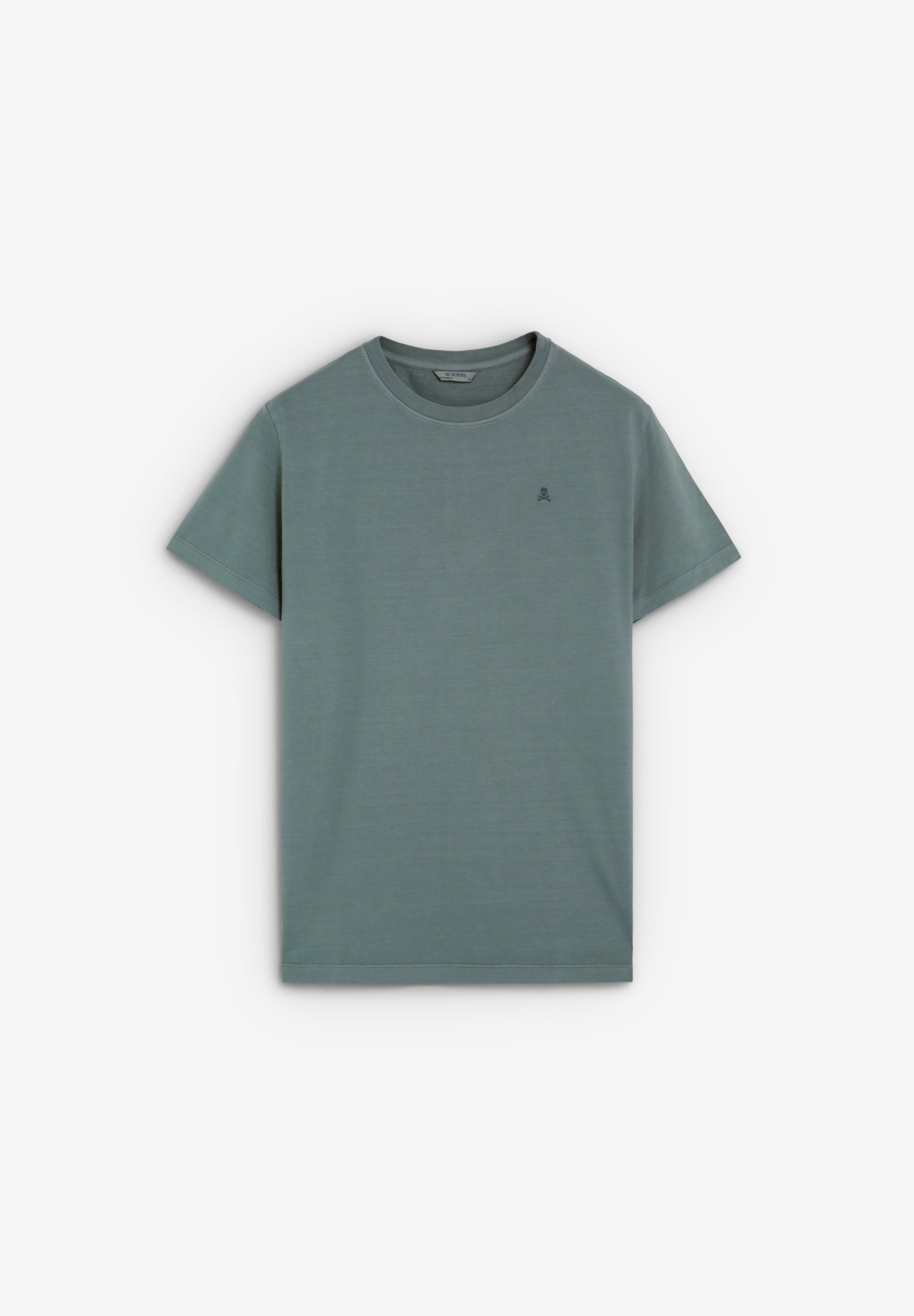 T-SHIRT SKULL BORDADA NO TOM