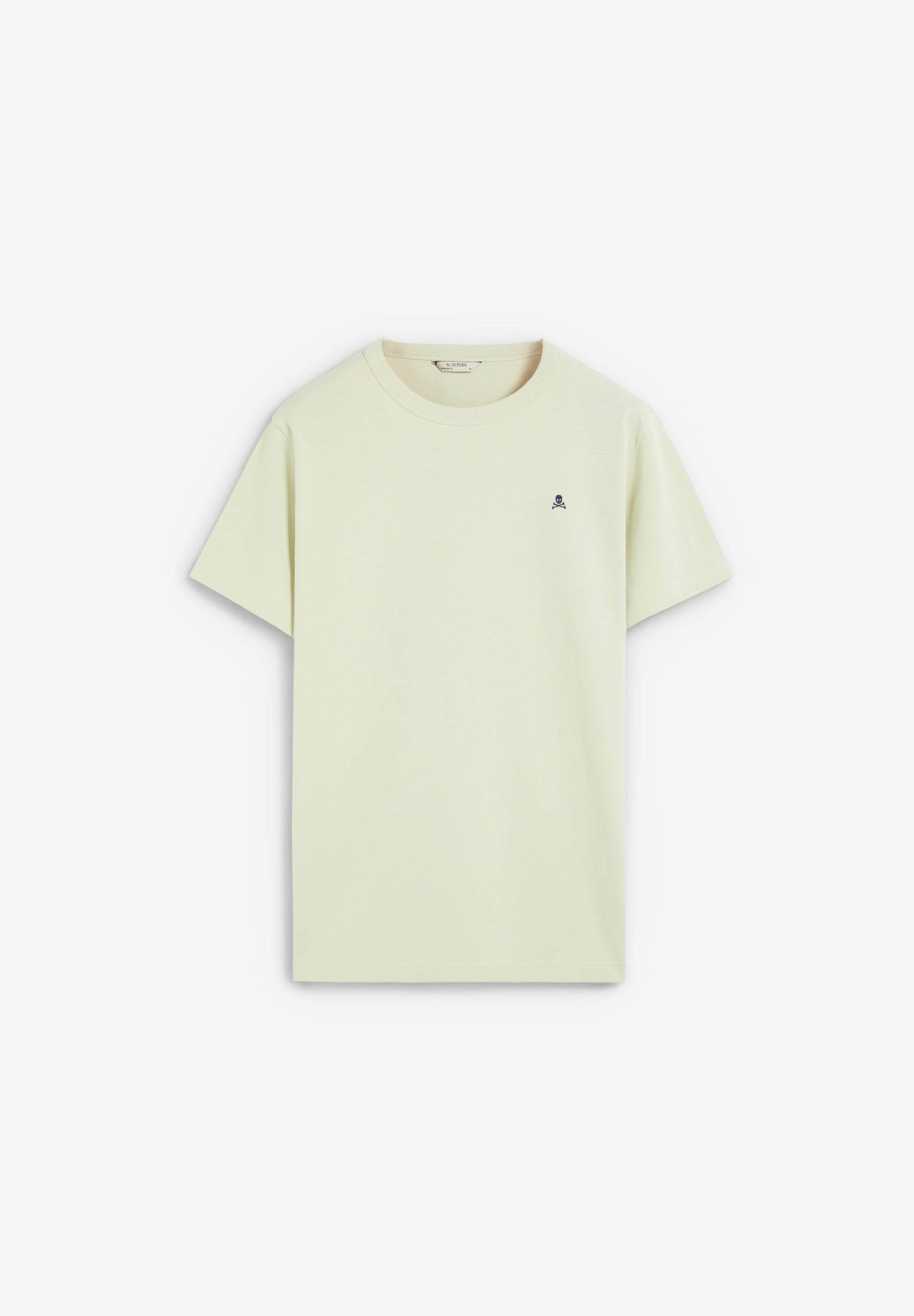 T-SHIRT COM SKULL EM CONTRASTE