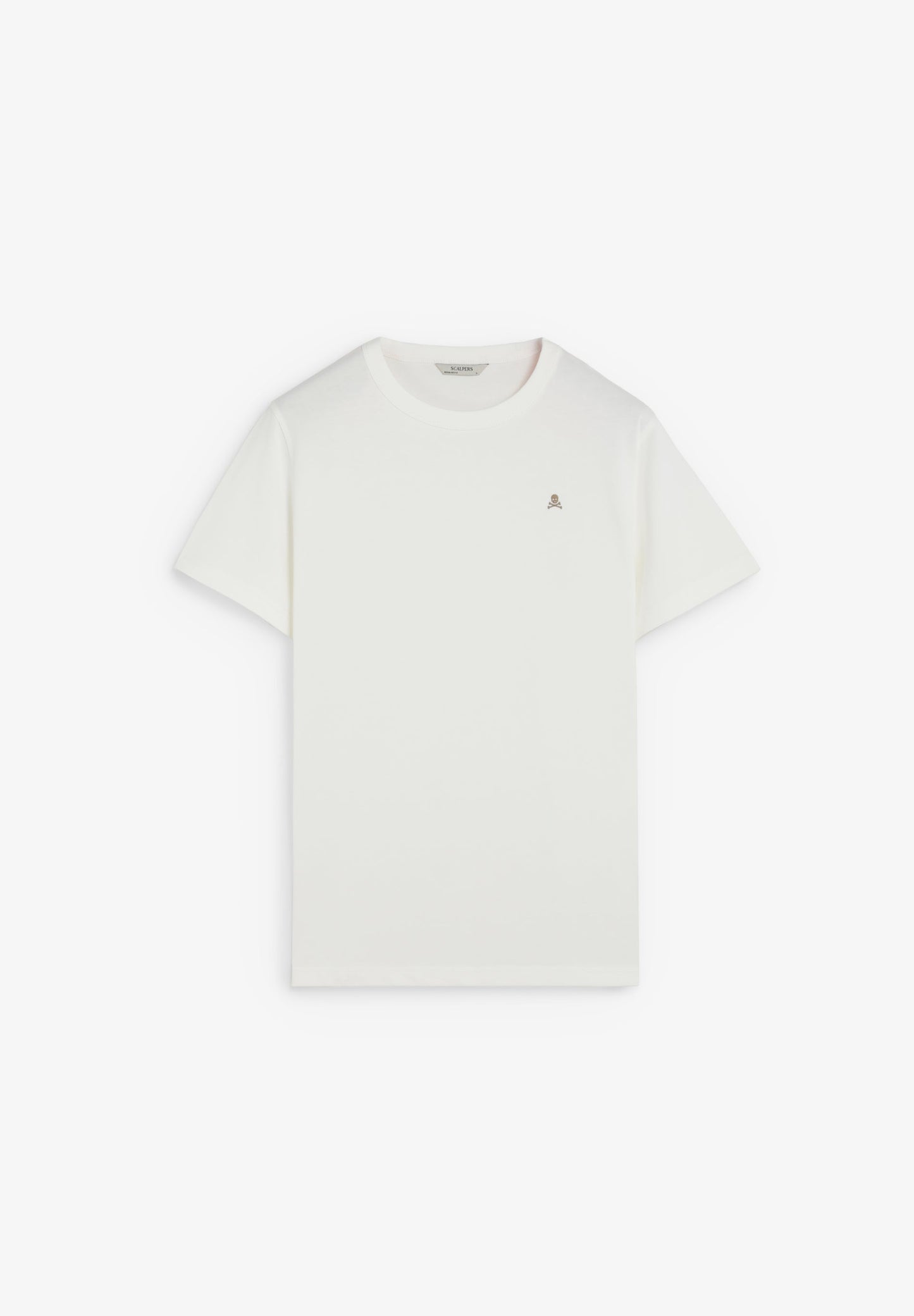 T-SHIRT COM SKULL EM CONTRASTE