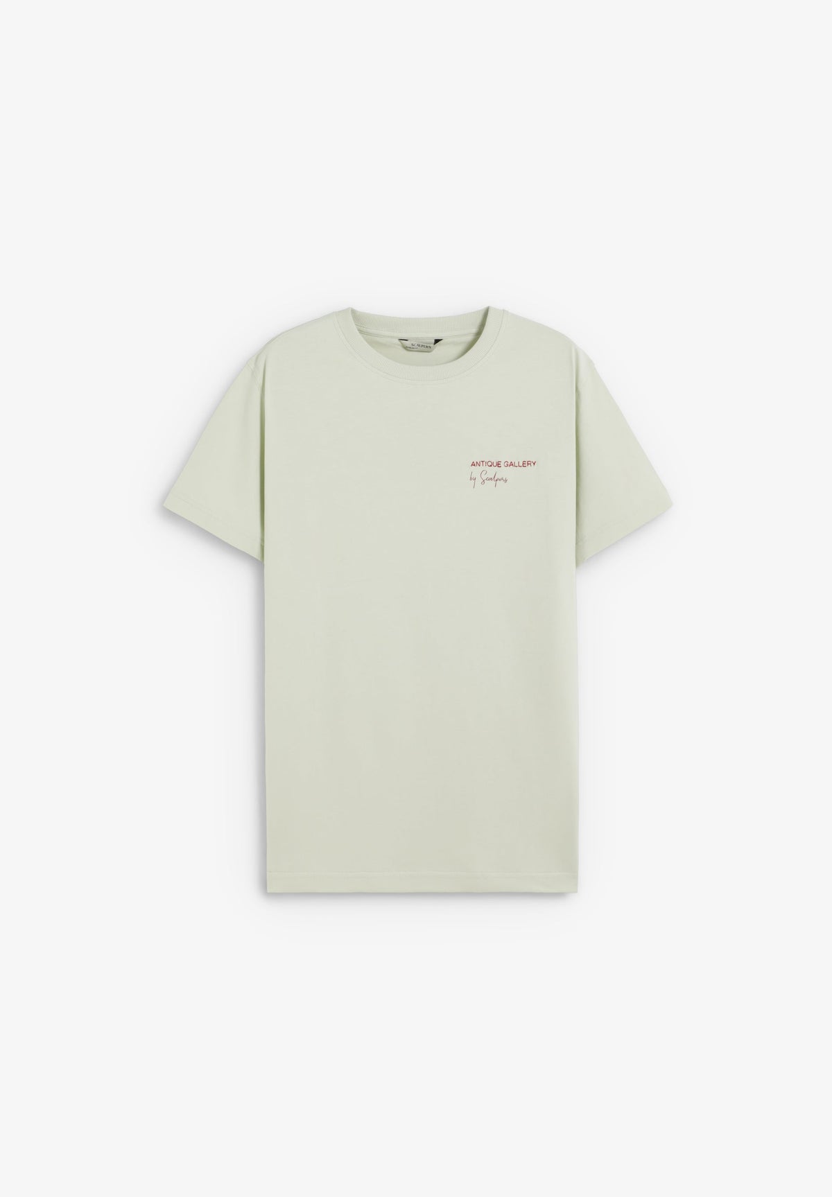 T-SHIRT COM PADRÃO E BORDADOS