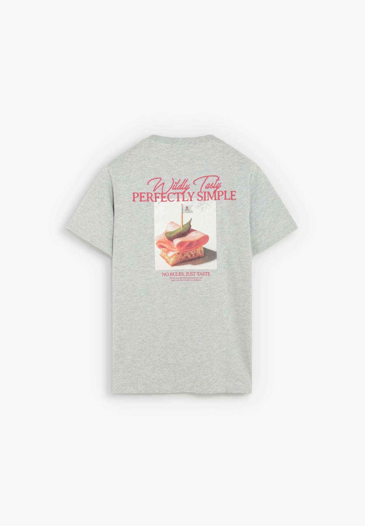 T-SHIRT COM PADRÃO TASTY