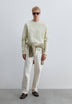 SWEATSHIRT CREWNECK COM BORDADO NO TOM