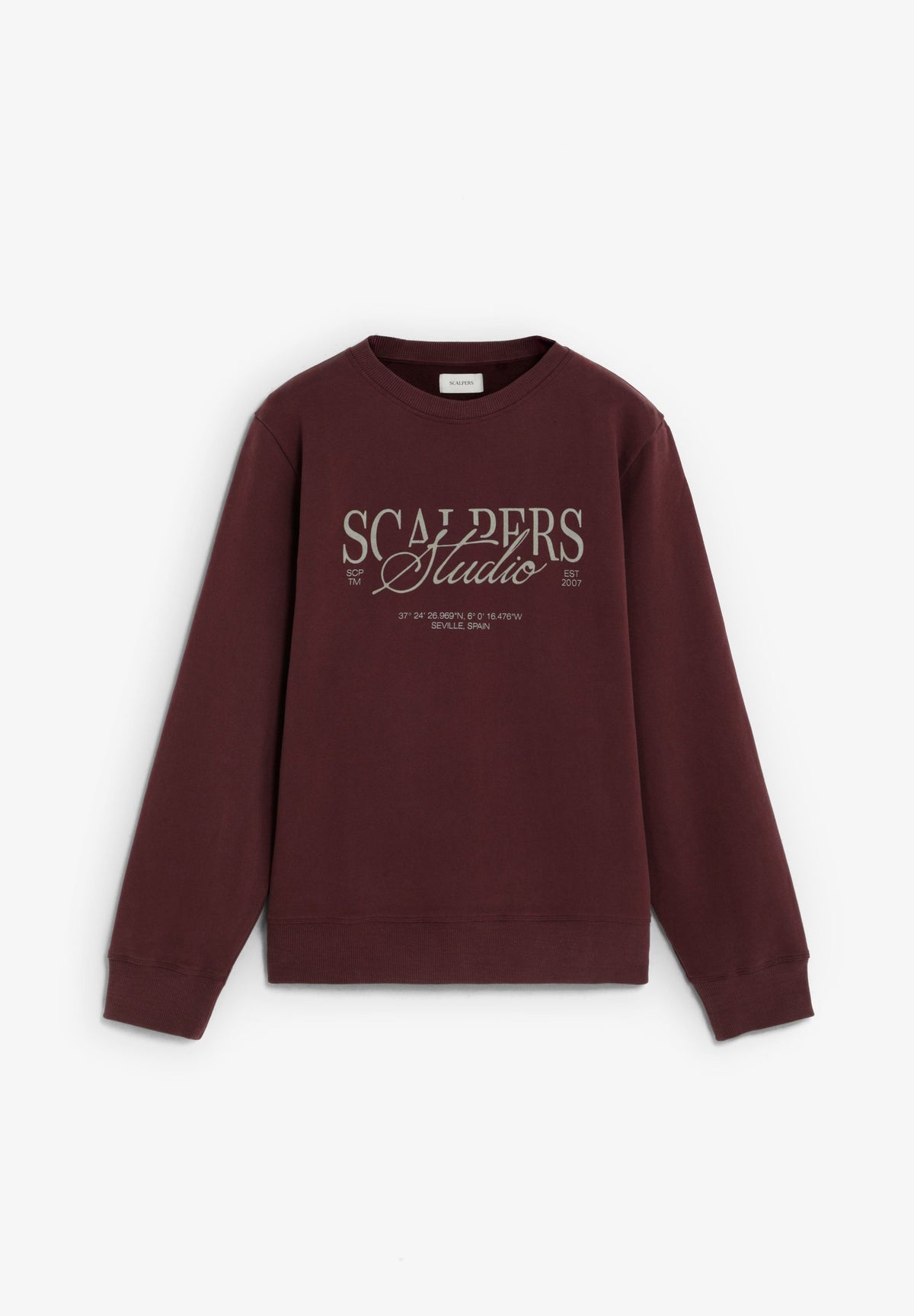 SWEATSHIRT REGULAR FIT PADRÃO À FRENTE