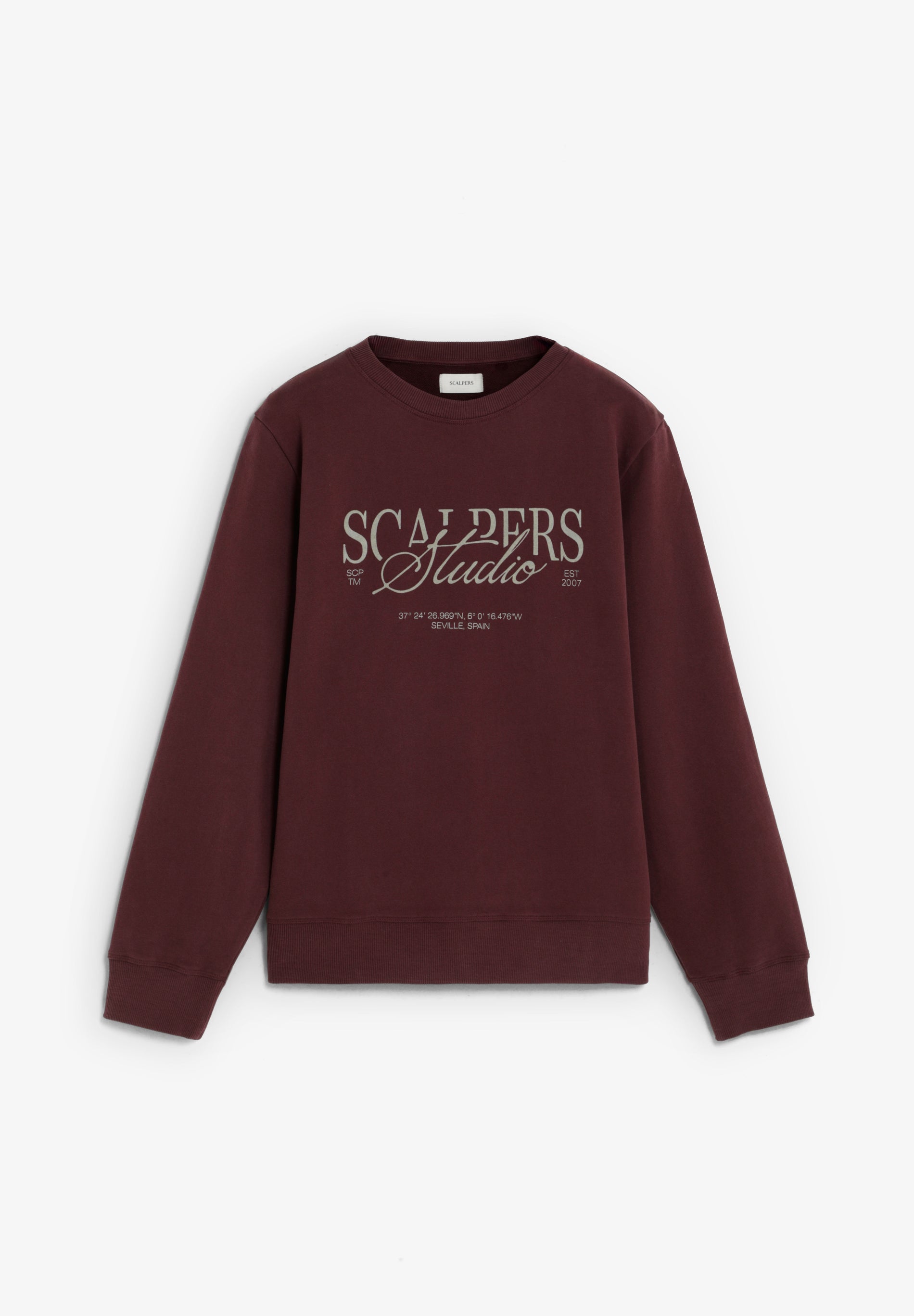 SWEATSHIRT REGULAR FIT PADRÃO À FRENTE