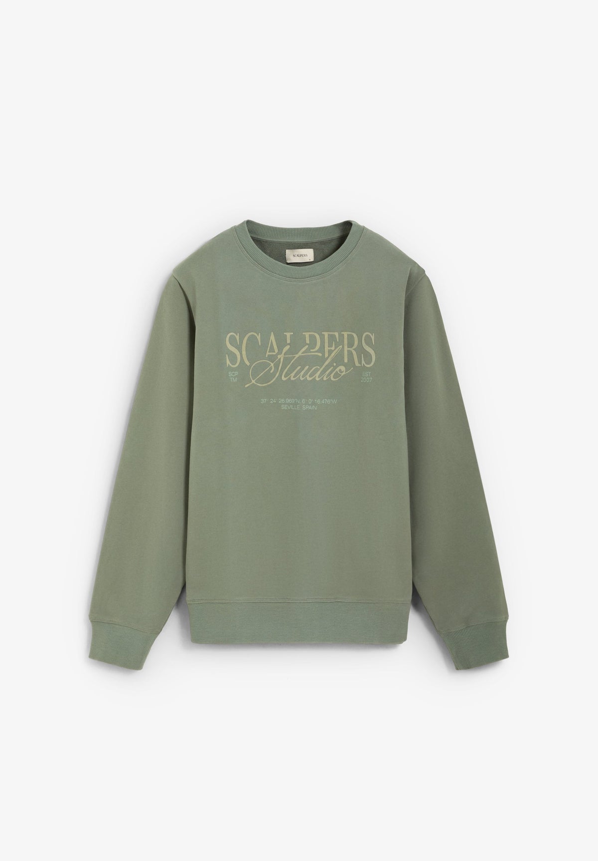 SWEATSHIRT REGULAR FIT PADRÃO À FRENTE