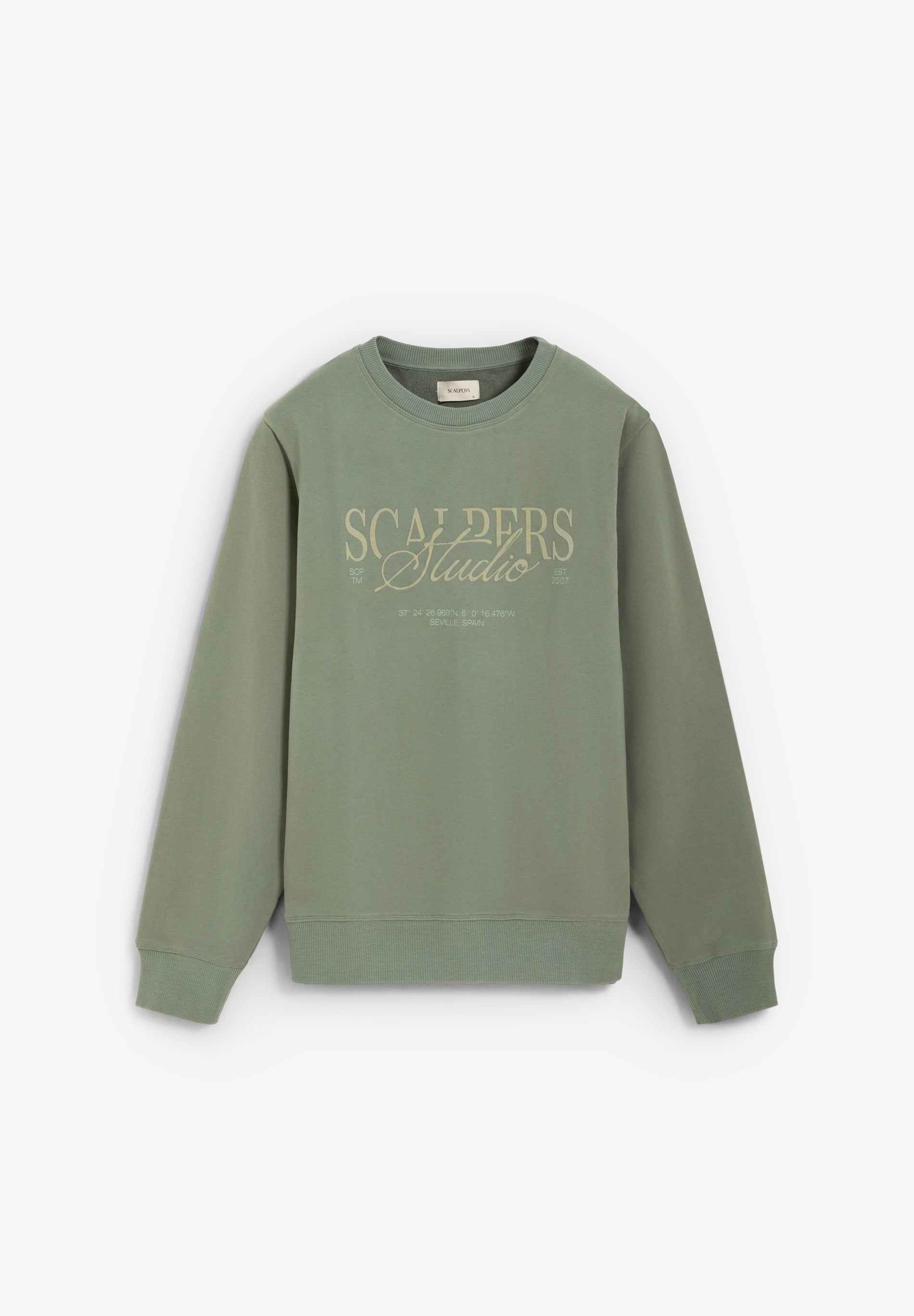 SWEATSHIRT REGULAR FIT PADRÃO À FRENTE