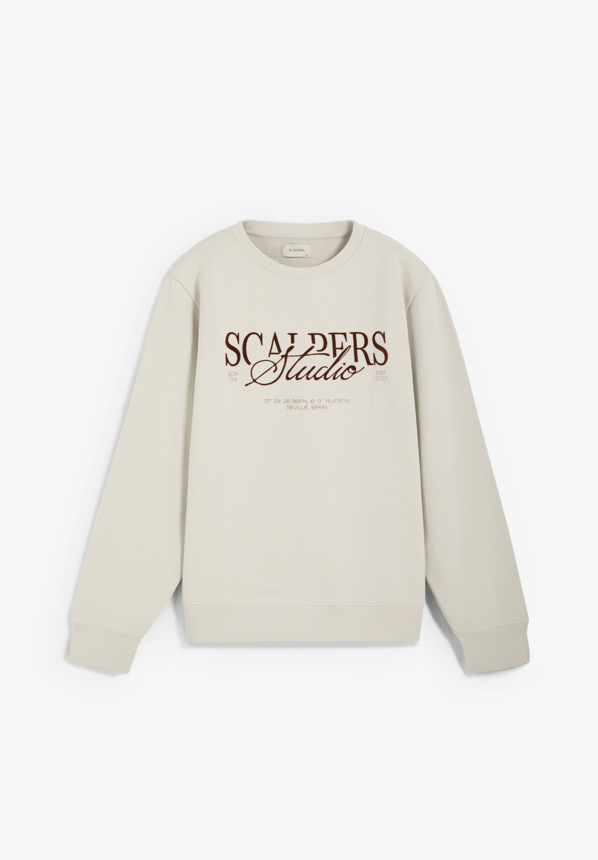 SWEATSHIRT REGULAR FIT PADRÃO À FRENTE