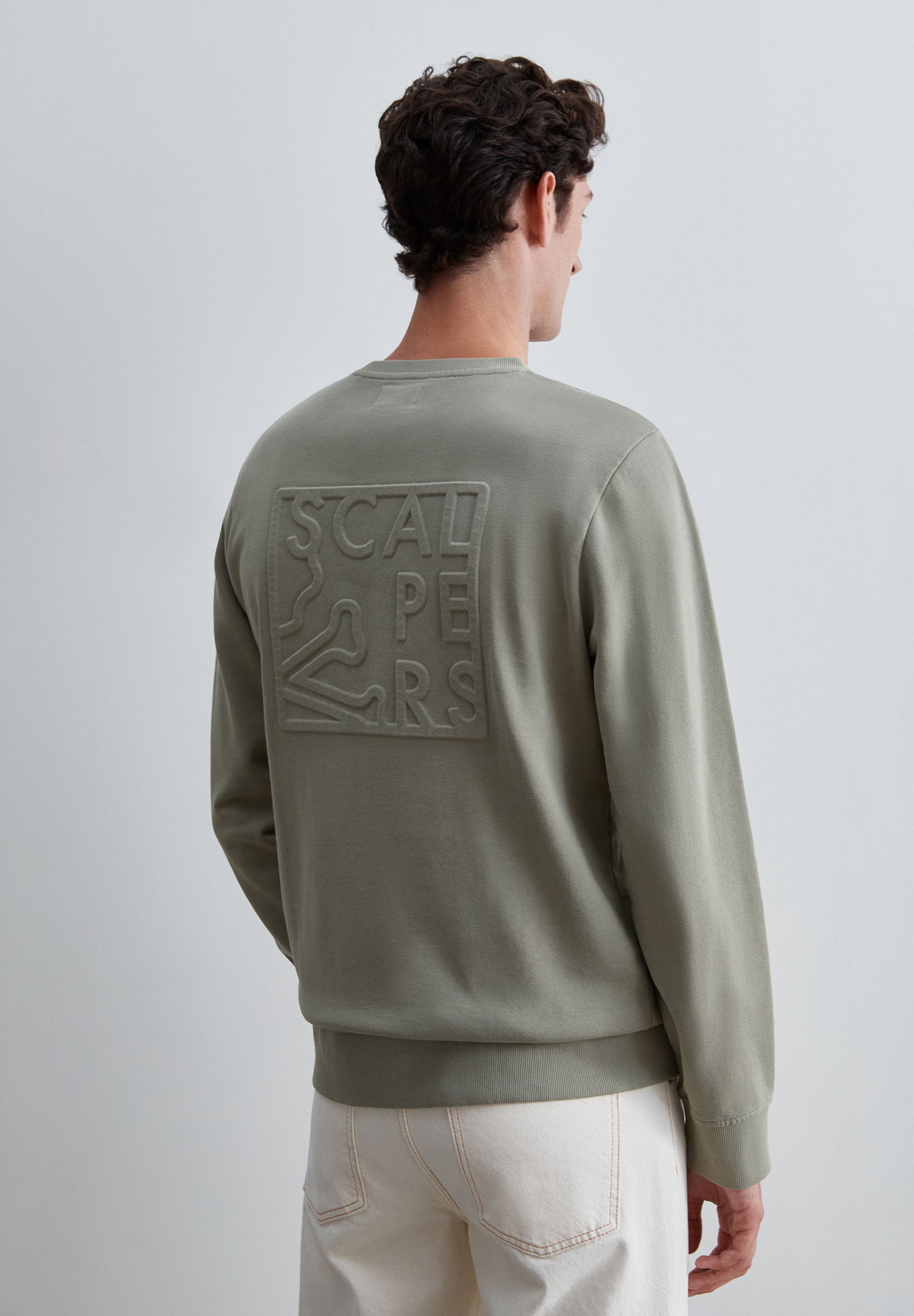 SWEATSHIRT COM LOGÓTIPO EM RELEVO