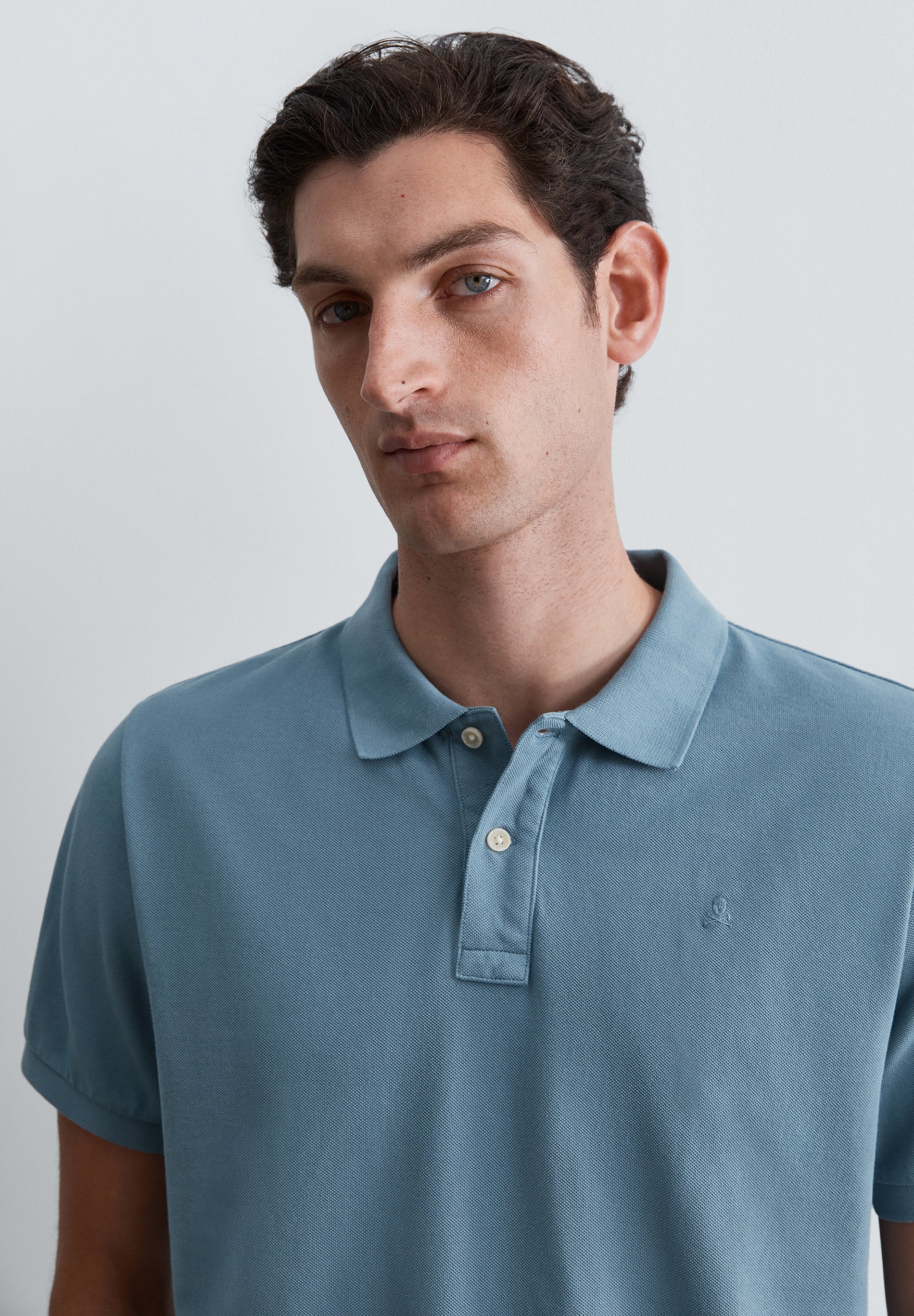 CAMISA PIQUÉ SKULL NO TOM