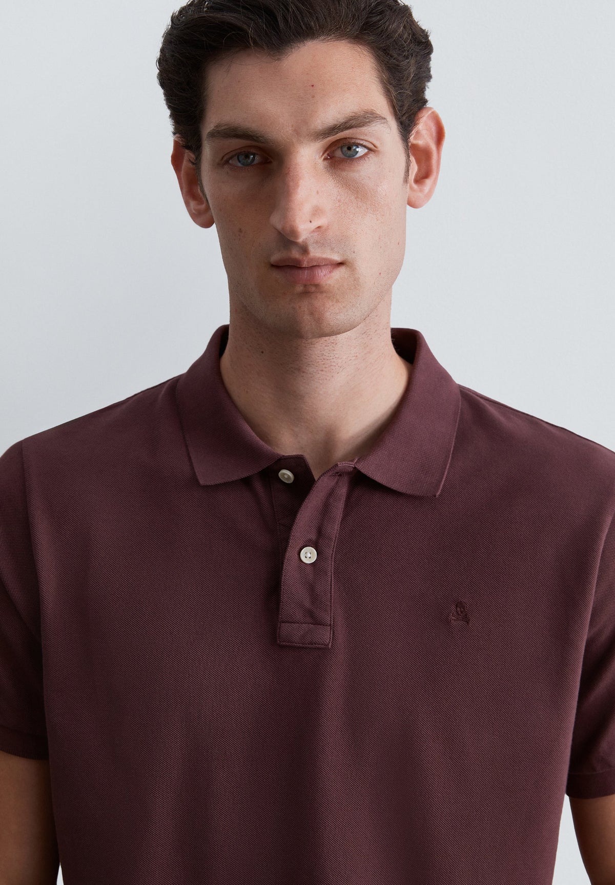 CAMISA PIQUÉ SKULL NO TOM