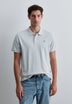 CAMISA POLO PIQUÉ COM SKULL EM CONTRASTE