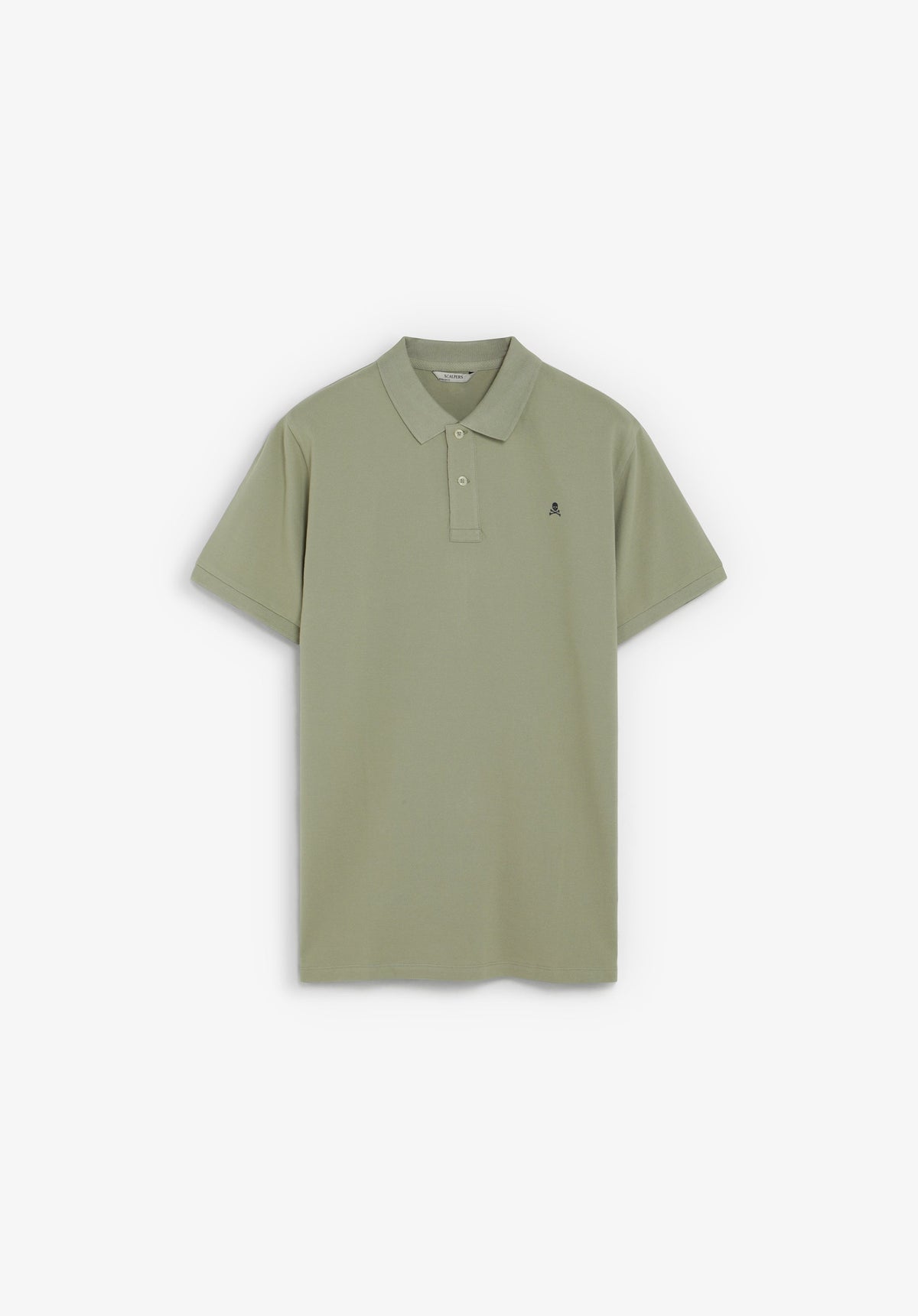 CAMISA POLO SKULL EM CONTRASTE