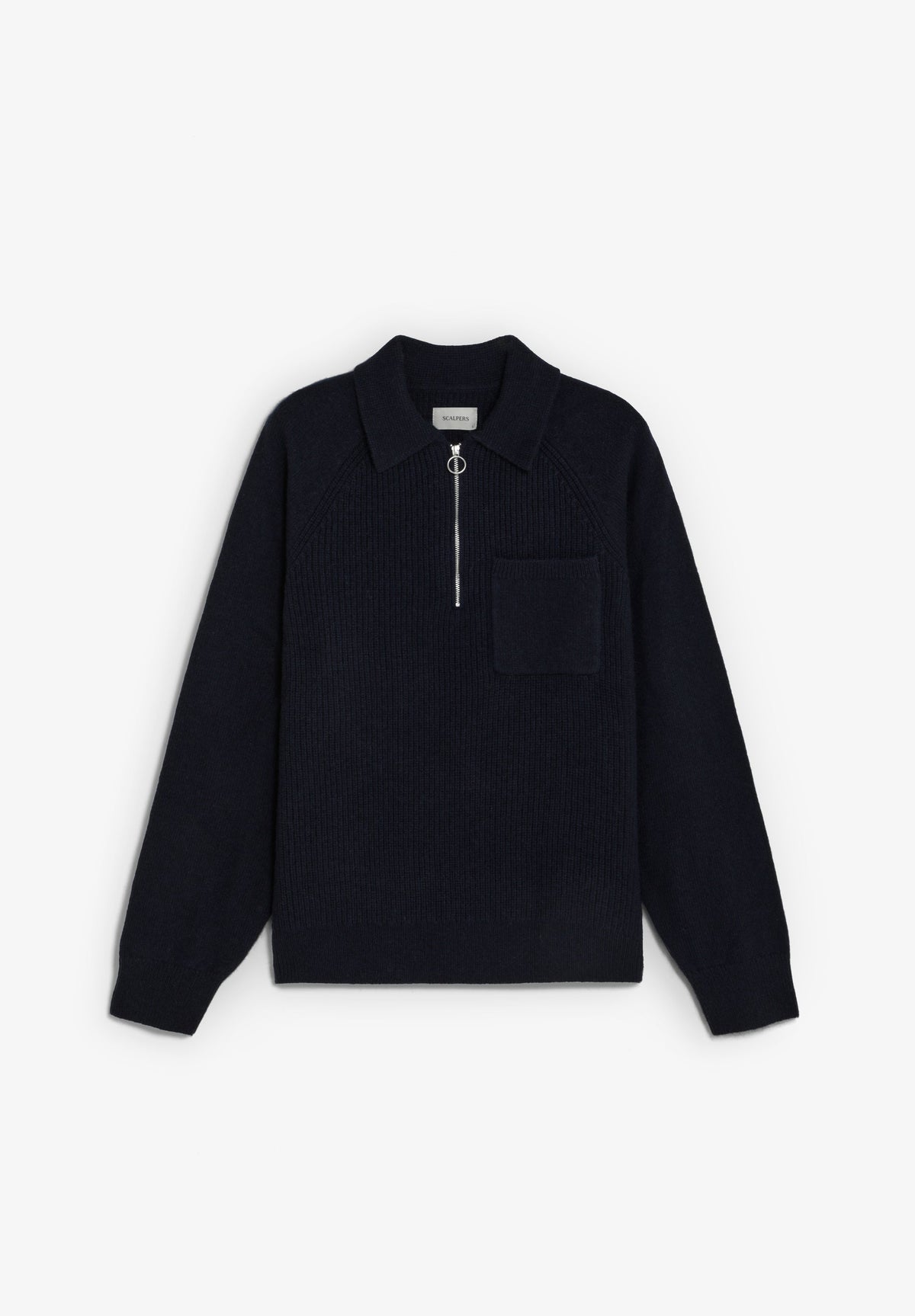 SWEATER DE GOLA COM ZIP