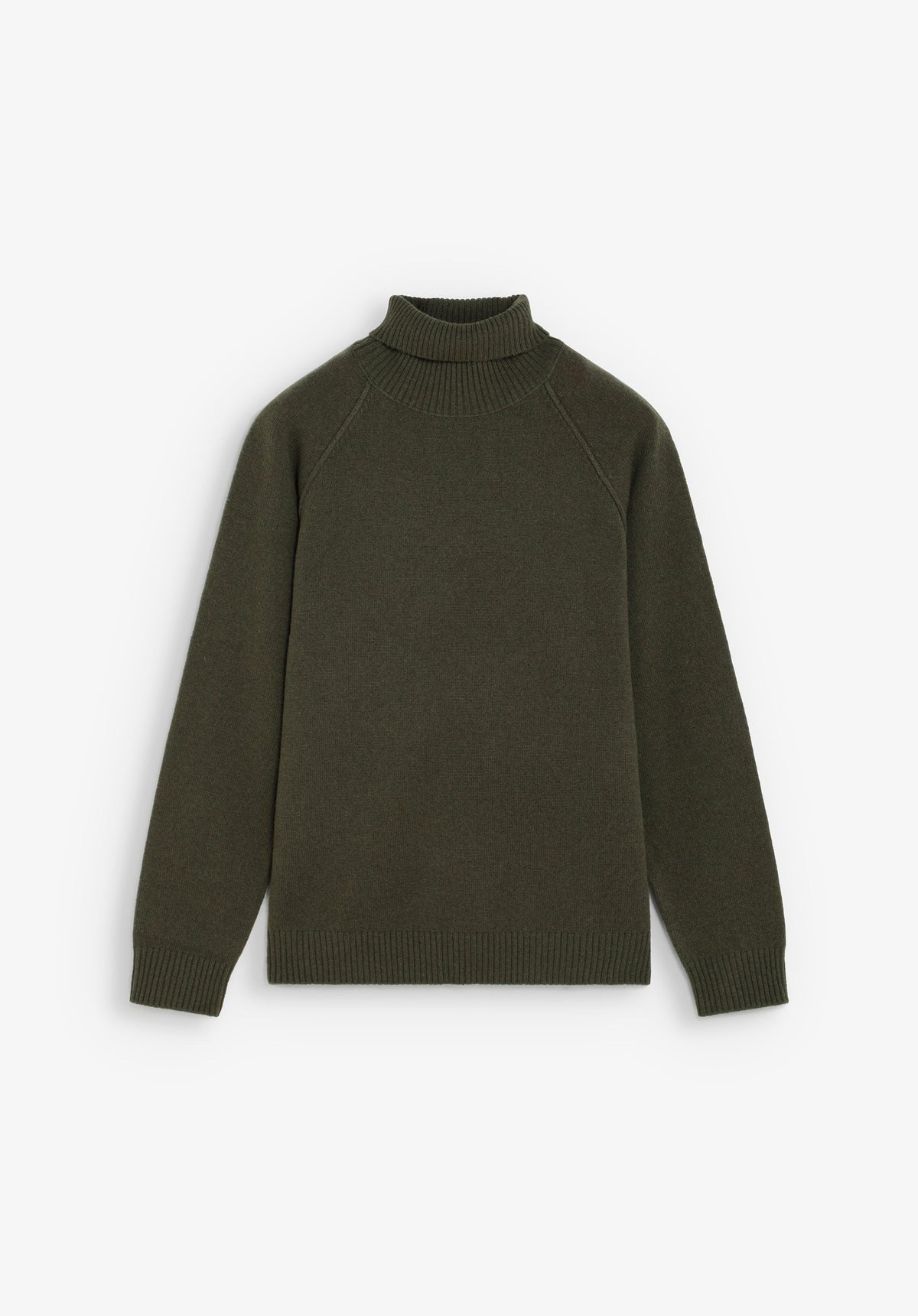 SWEATER DE LÃ COM GOLA ALTA