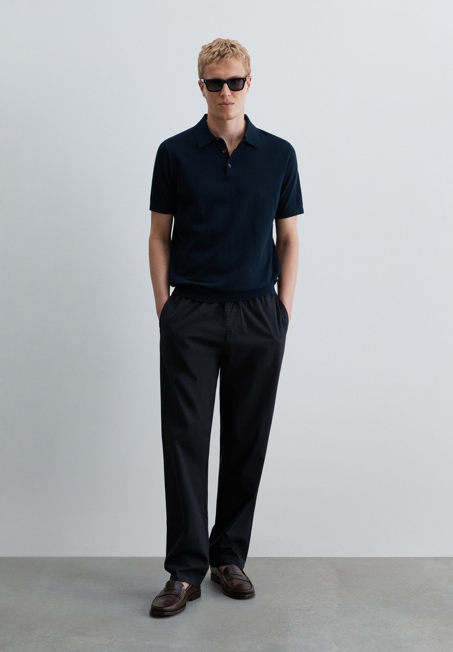 CAMISA POLO DE MALHA REGULAR FIT ESTRUTURA