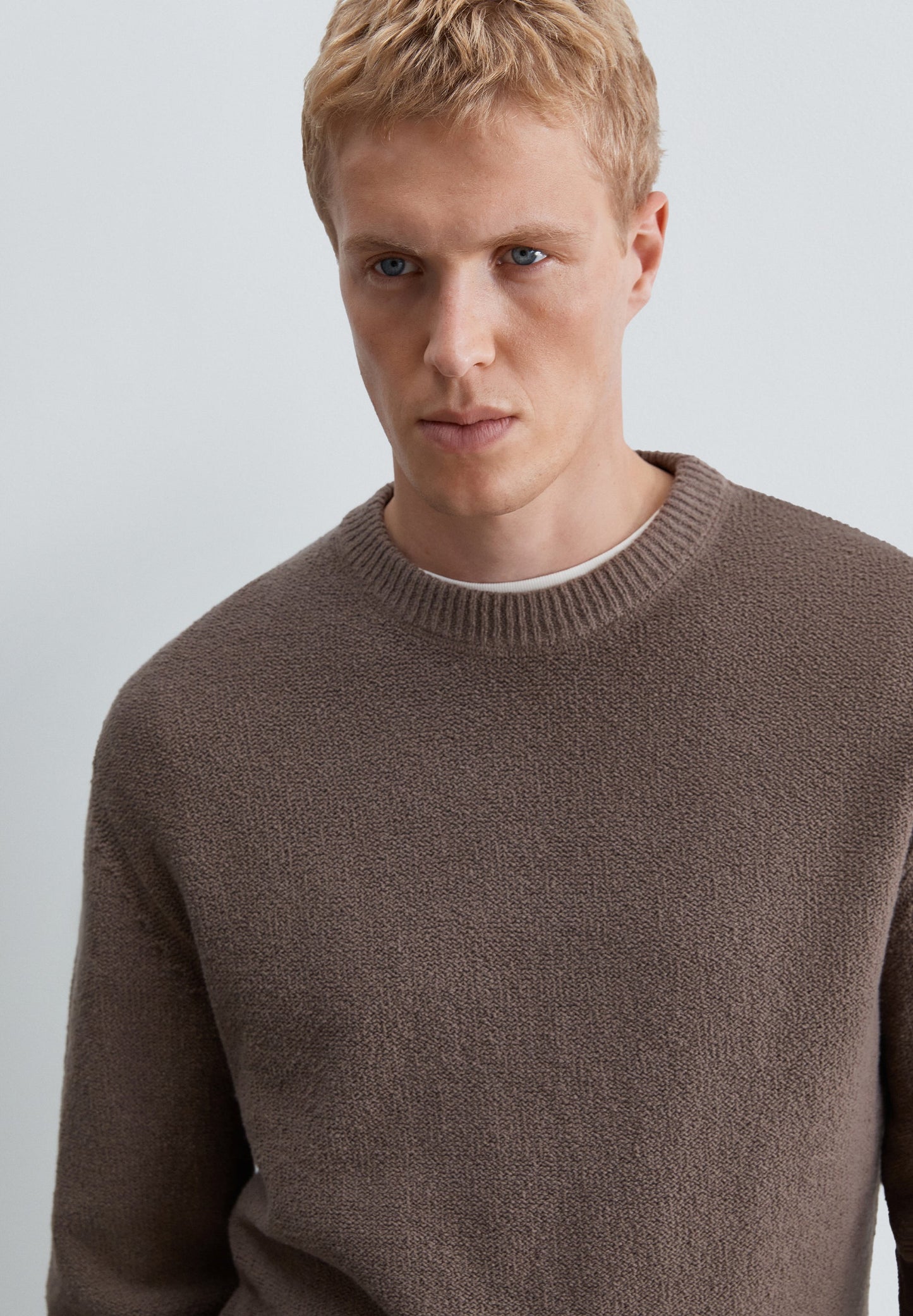 SWEATER TEXTURIZADA EM ALGODÃO