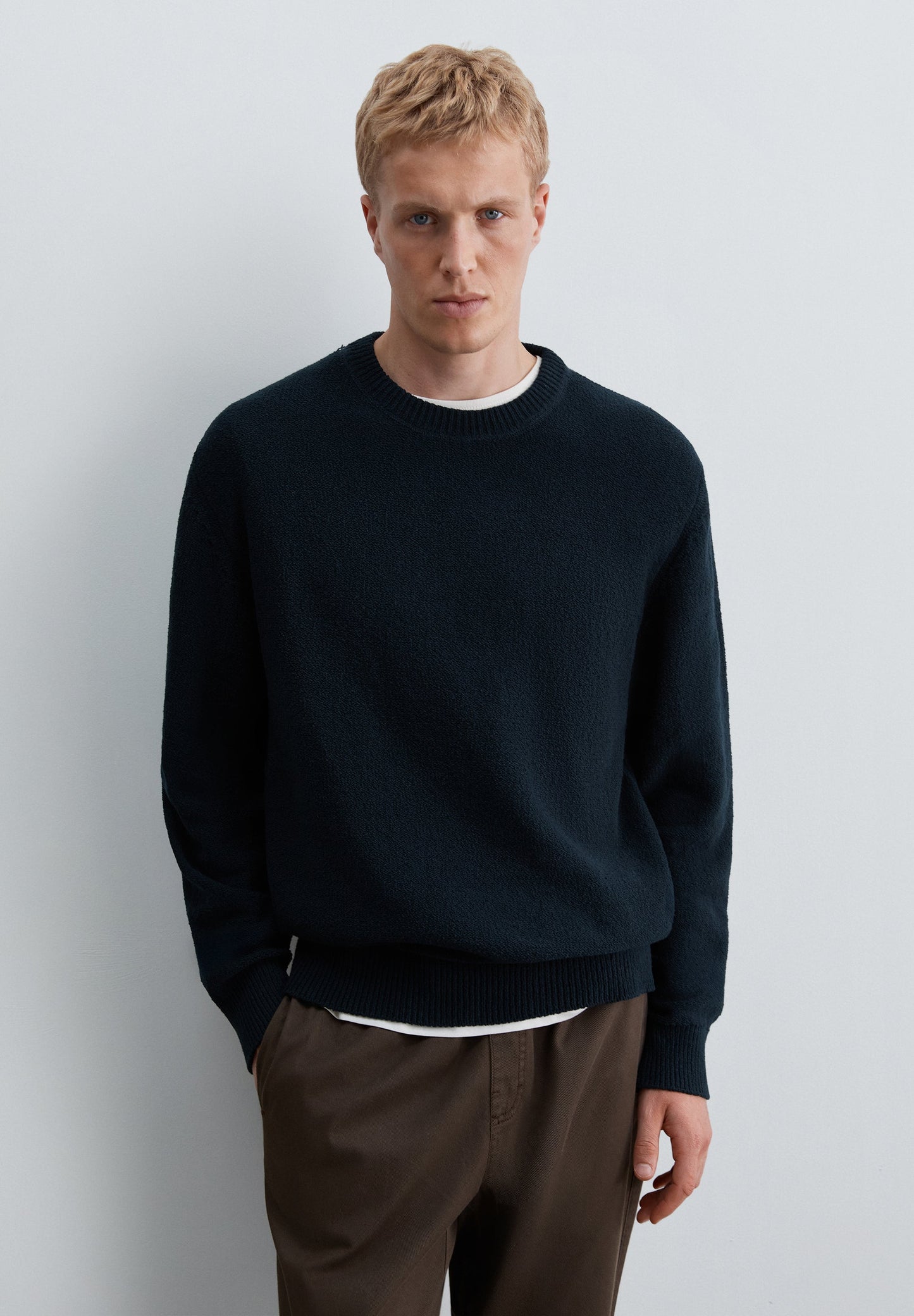 SWEATER TEXTURIZADA EM ALGODÃO