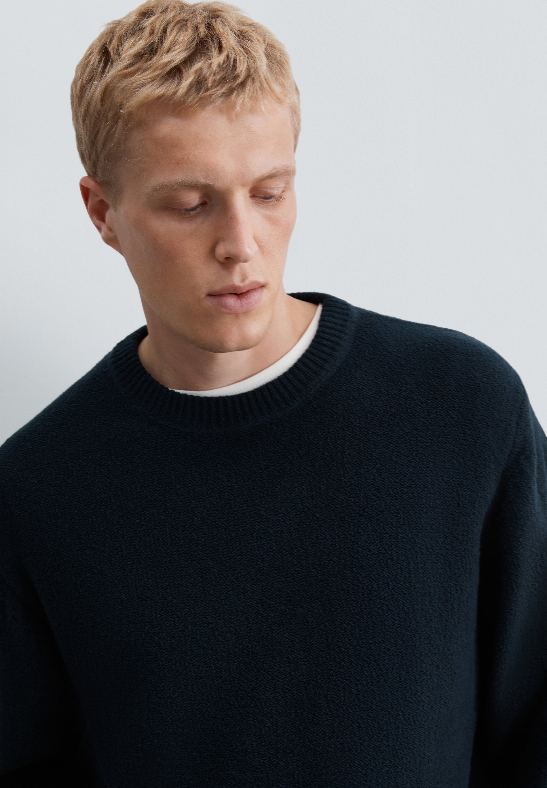 SWEATER TEXTURIZADA EM ALGODÃO