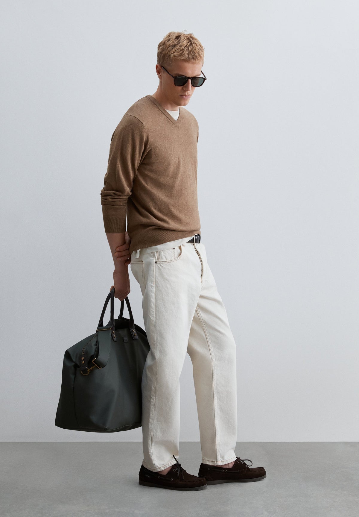 CAMISOLA MALHA COM DECOTE EM V