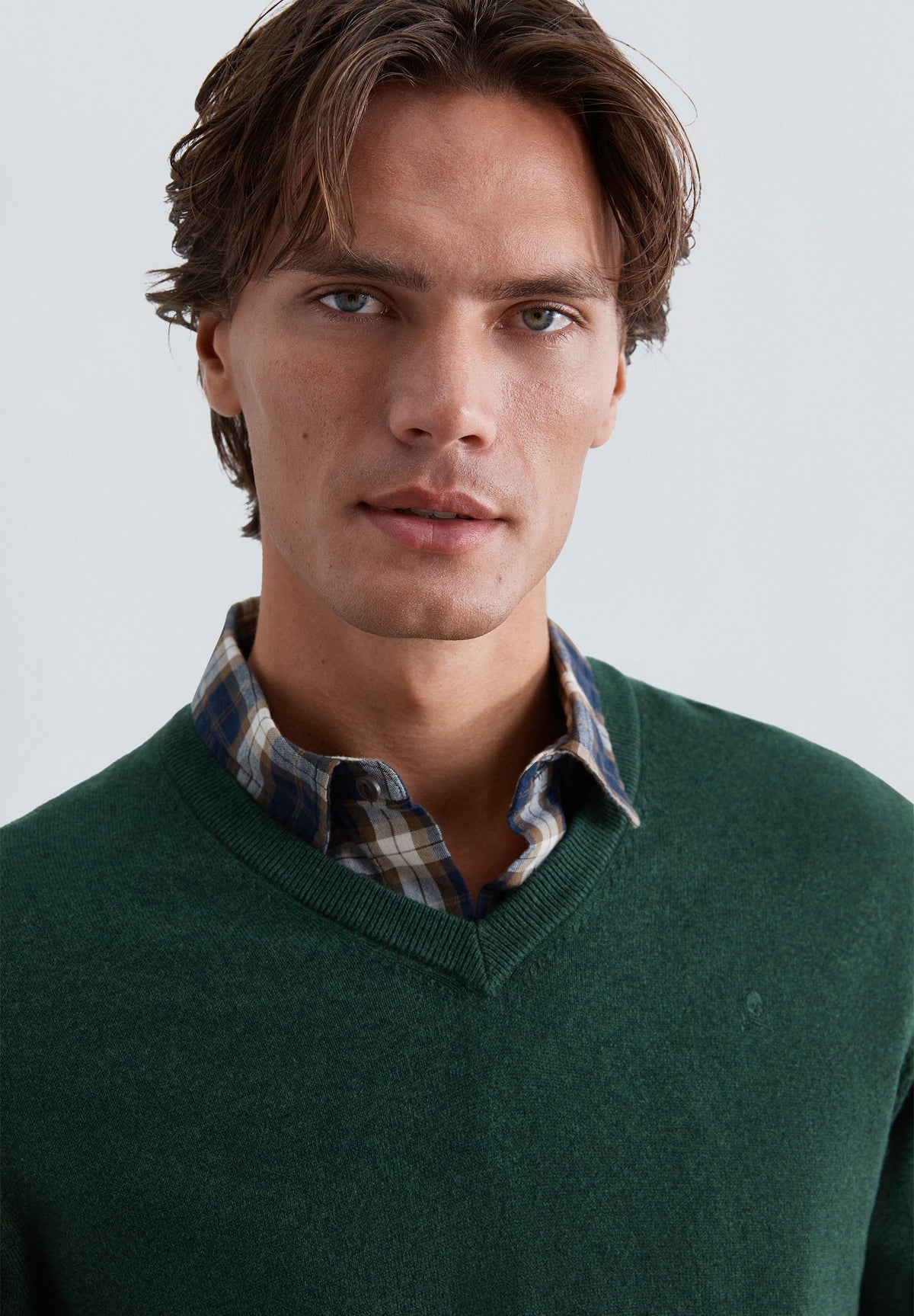 CAMISOLA MALHA COM DECOTE EM V