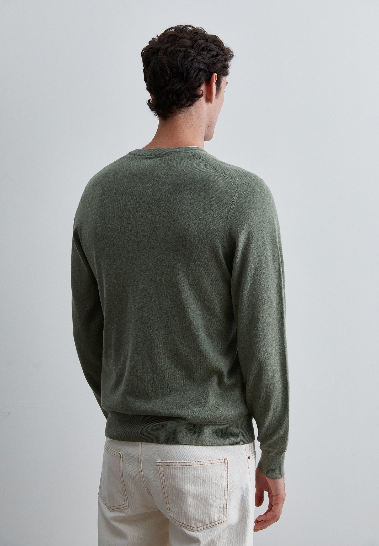 CAMISOLA MALHA COM DECOTE EM V