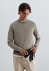 SWEATER DE LÃ COM DECOTE REDONDO