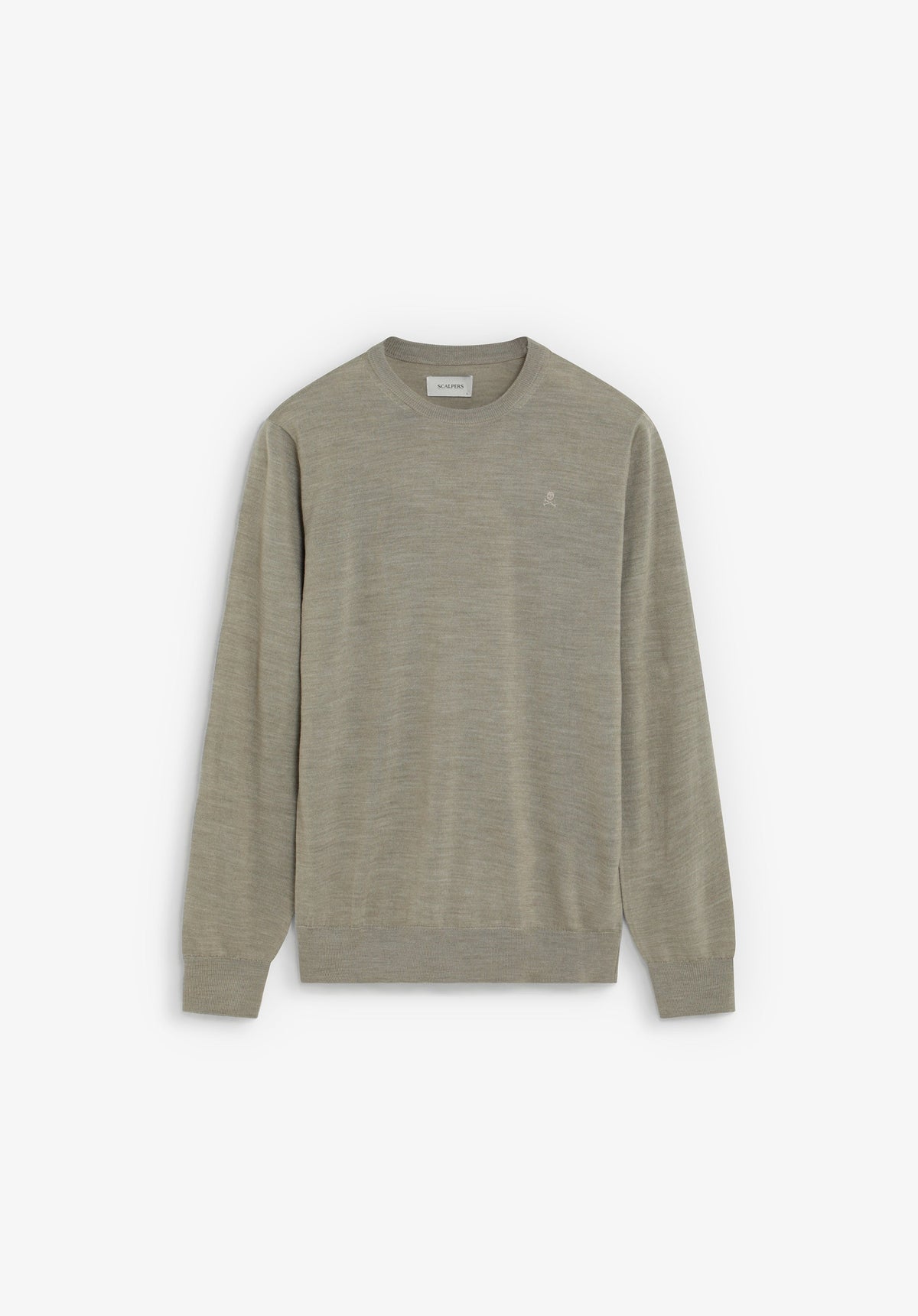 SWEATER DE LÃ COM DECOTE REDONDO