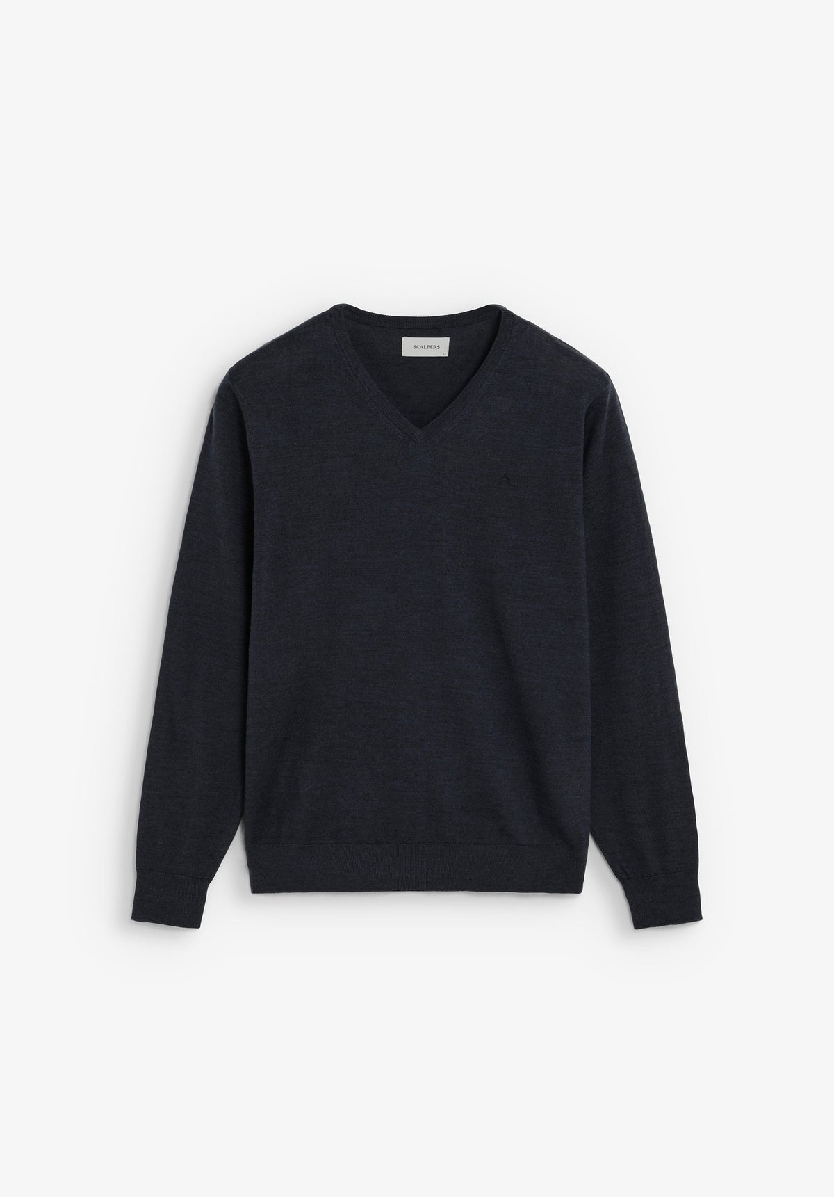 SWEATER DE LÃ COM DECOTE EM V