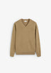 SWEATER DE LÃ COM DECOTE EM V