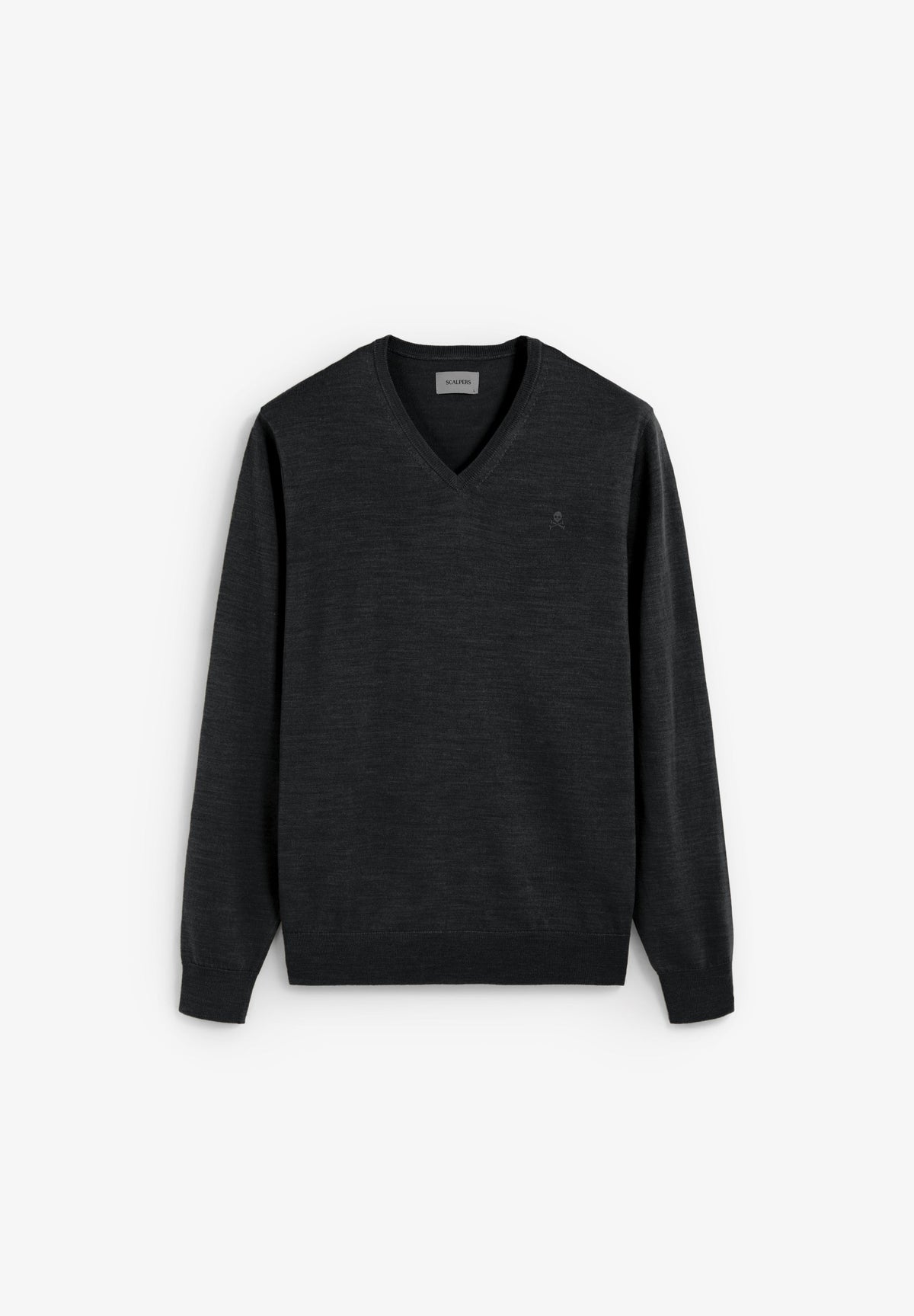 SWEATER DE LÃ COM DECOTE EM V