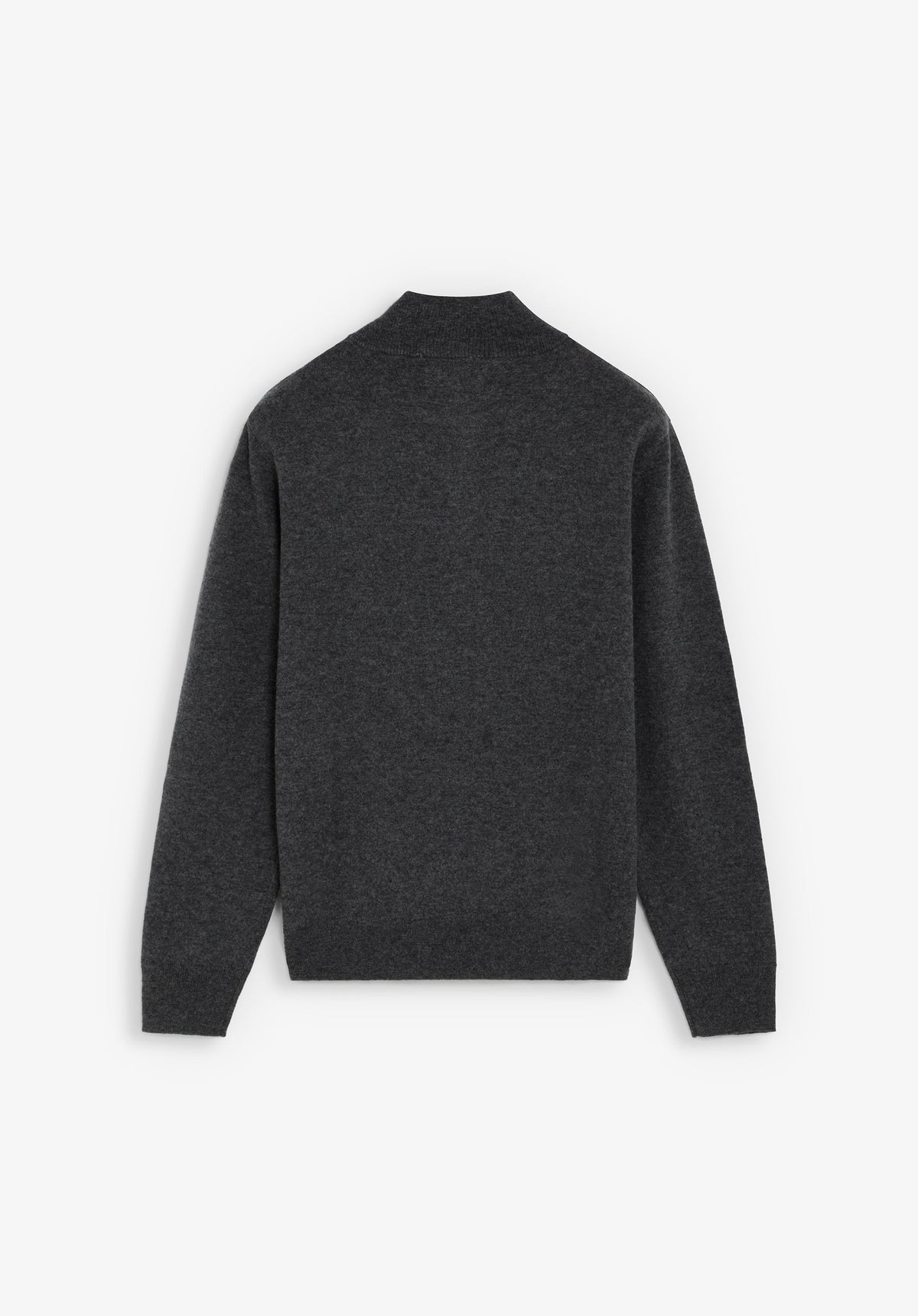 SWEATER DE LÃ COM MEIO FECHO