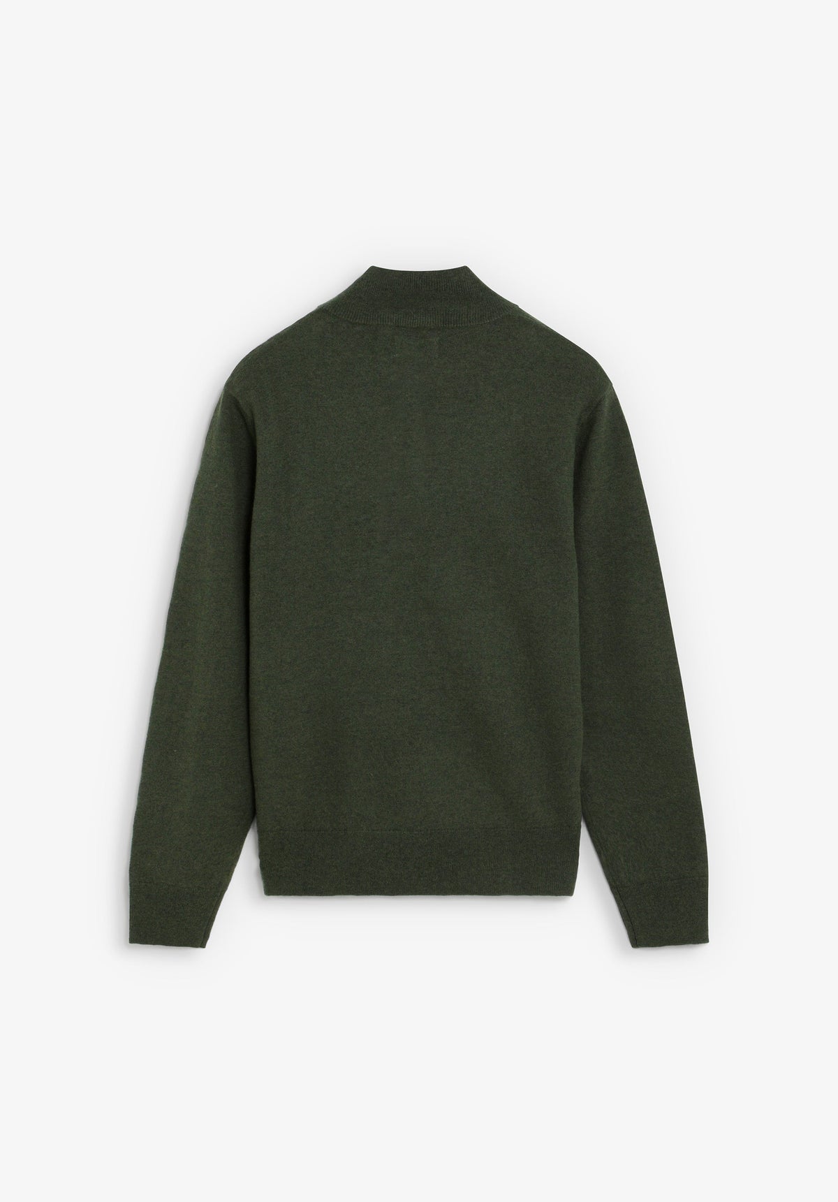 SWEATER DE LÃ COM MEIO FECHO
