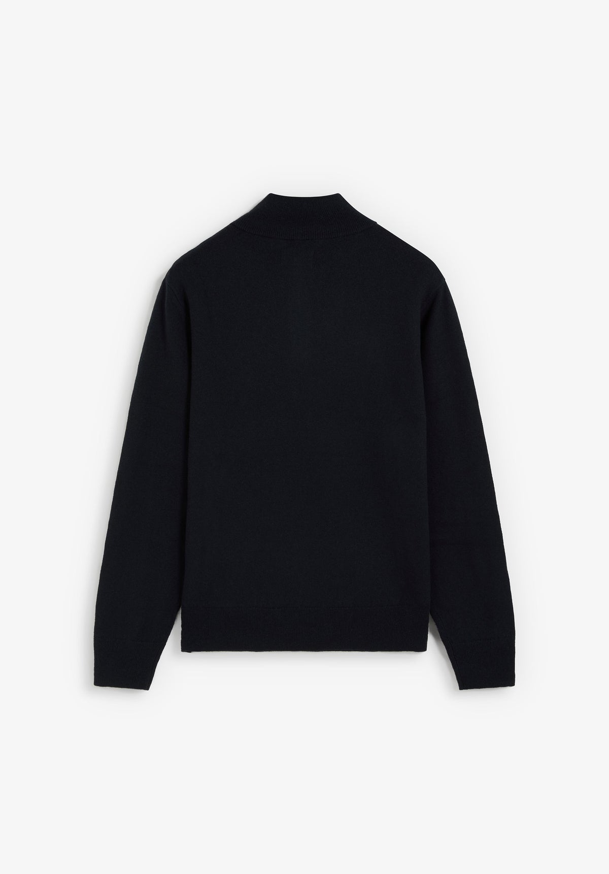 SWEATER DE LÃ COM MEIO FECHO