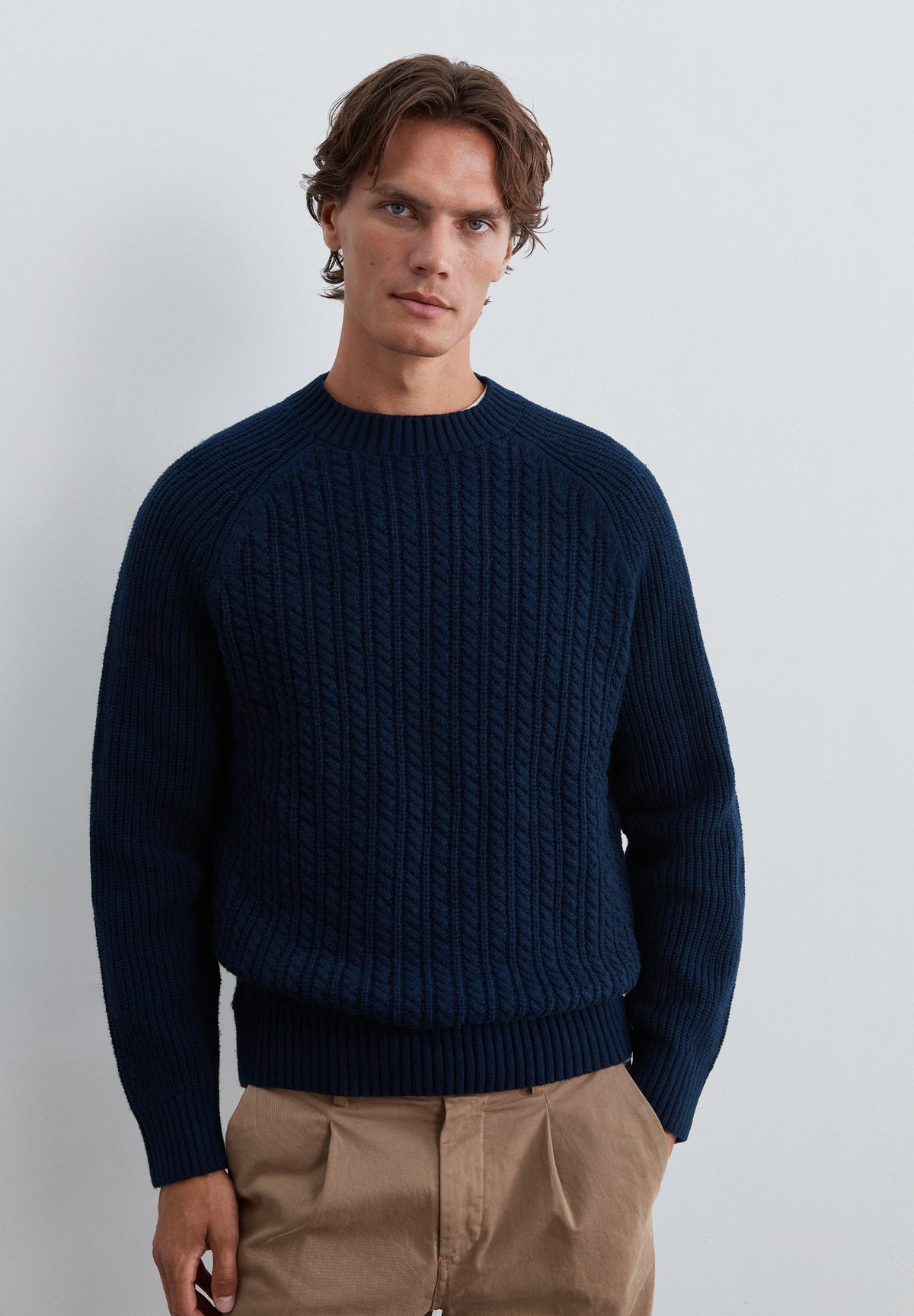SWEATER DE MALHA TRANÇADA