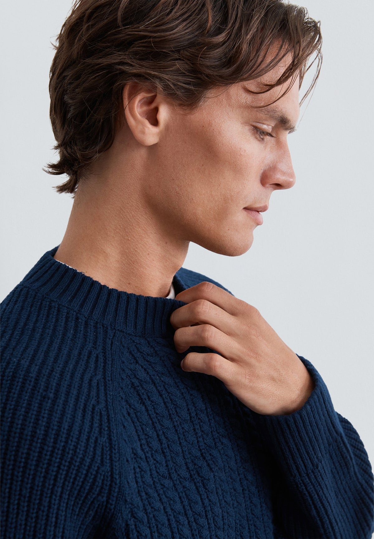 SWEATER DE MALHA TRANÇADA