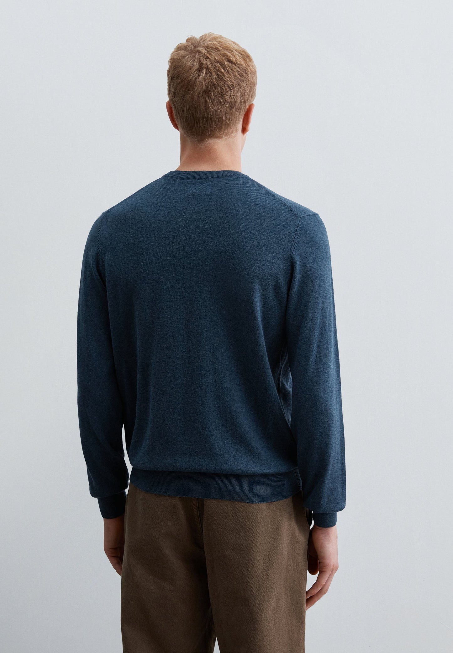 SWEATER DE MALHA COM MISTURA DE ALGODÃO